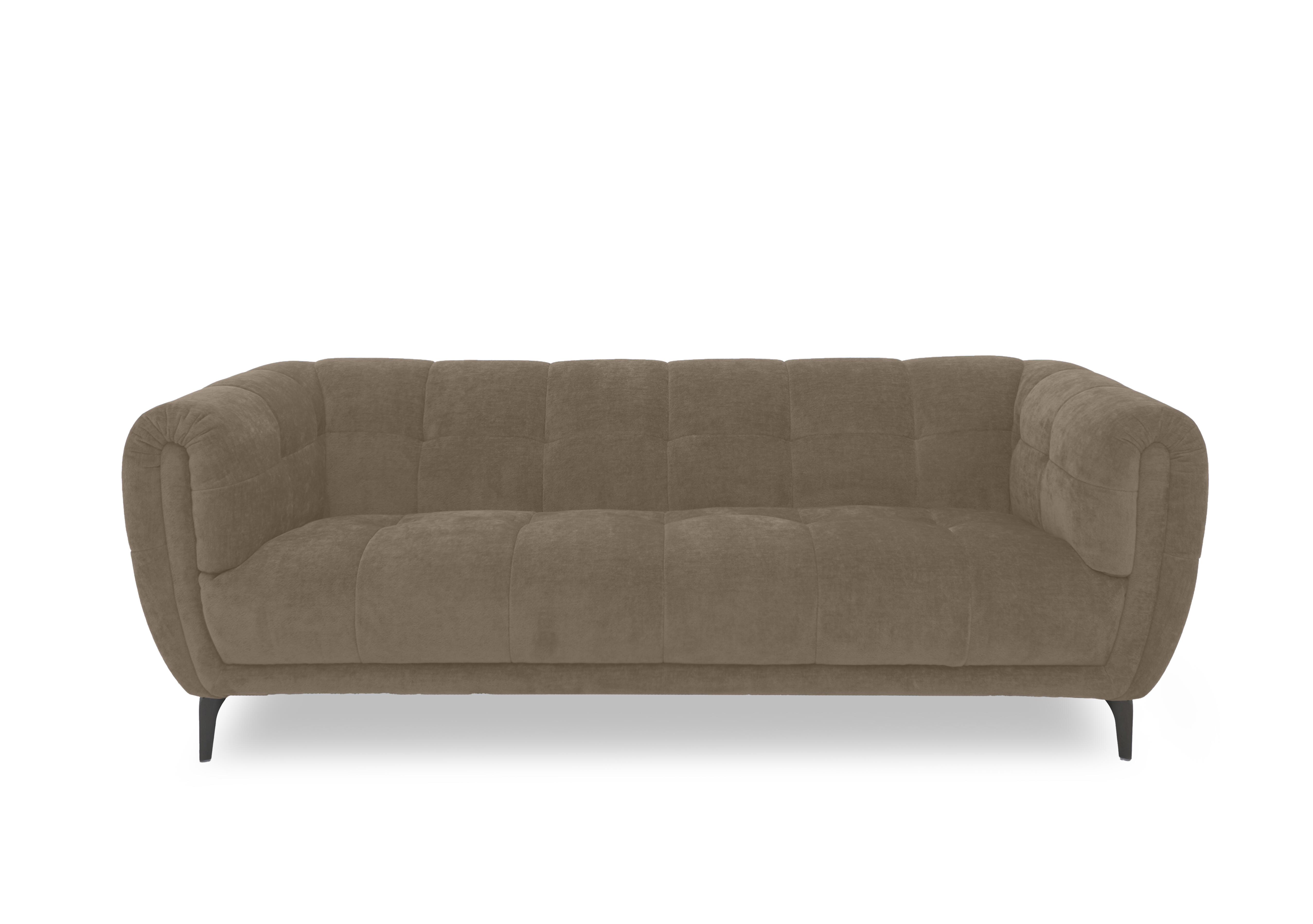 Sienna Fabric 3 Seater Sofa in Bella Latte 43170 on Furniture Village
