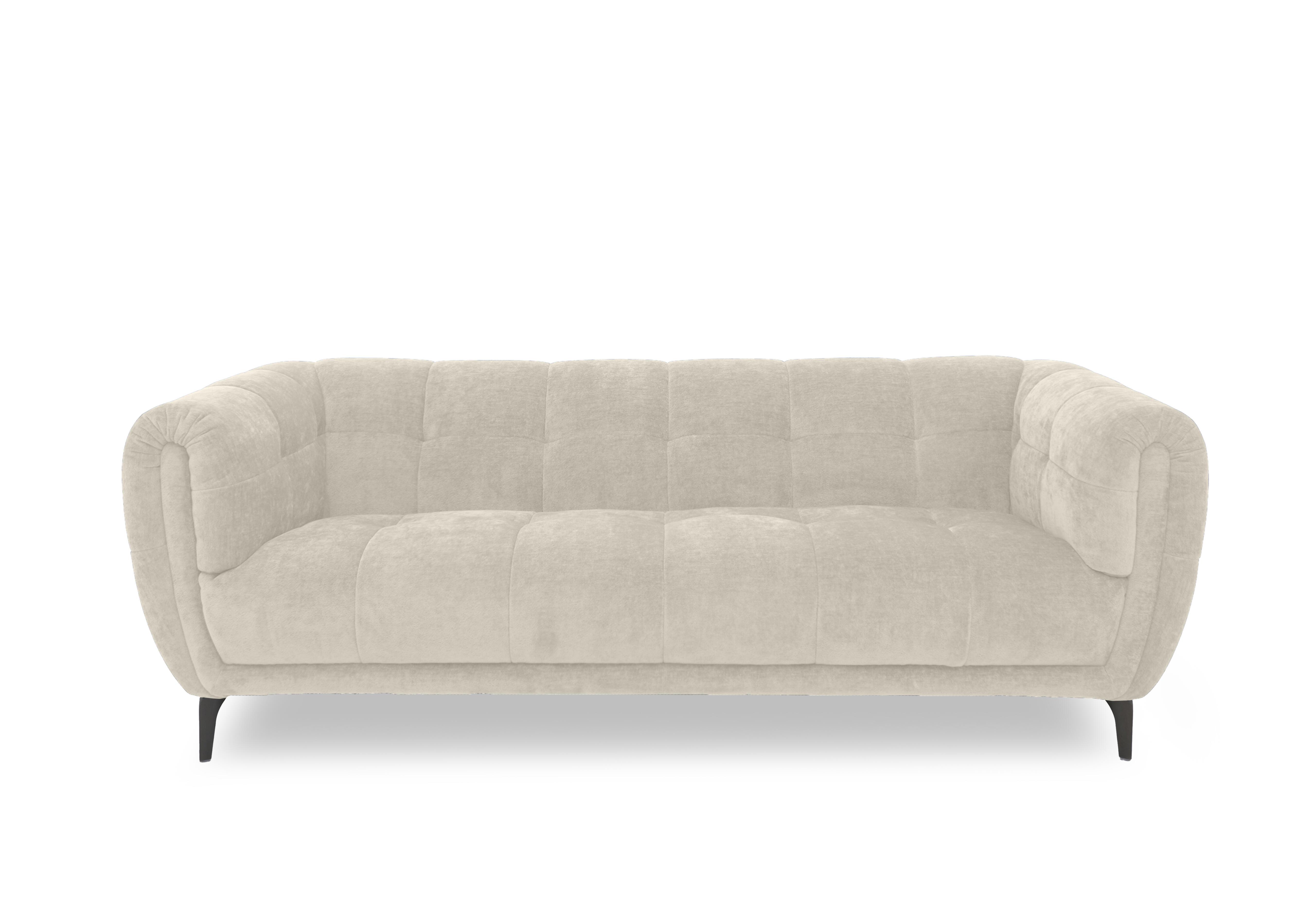 Sienna Fabric 3 Seater Sofa in Hudson Mink 25120 on Furniture Village