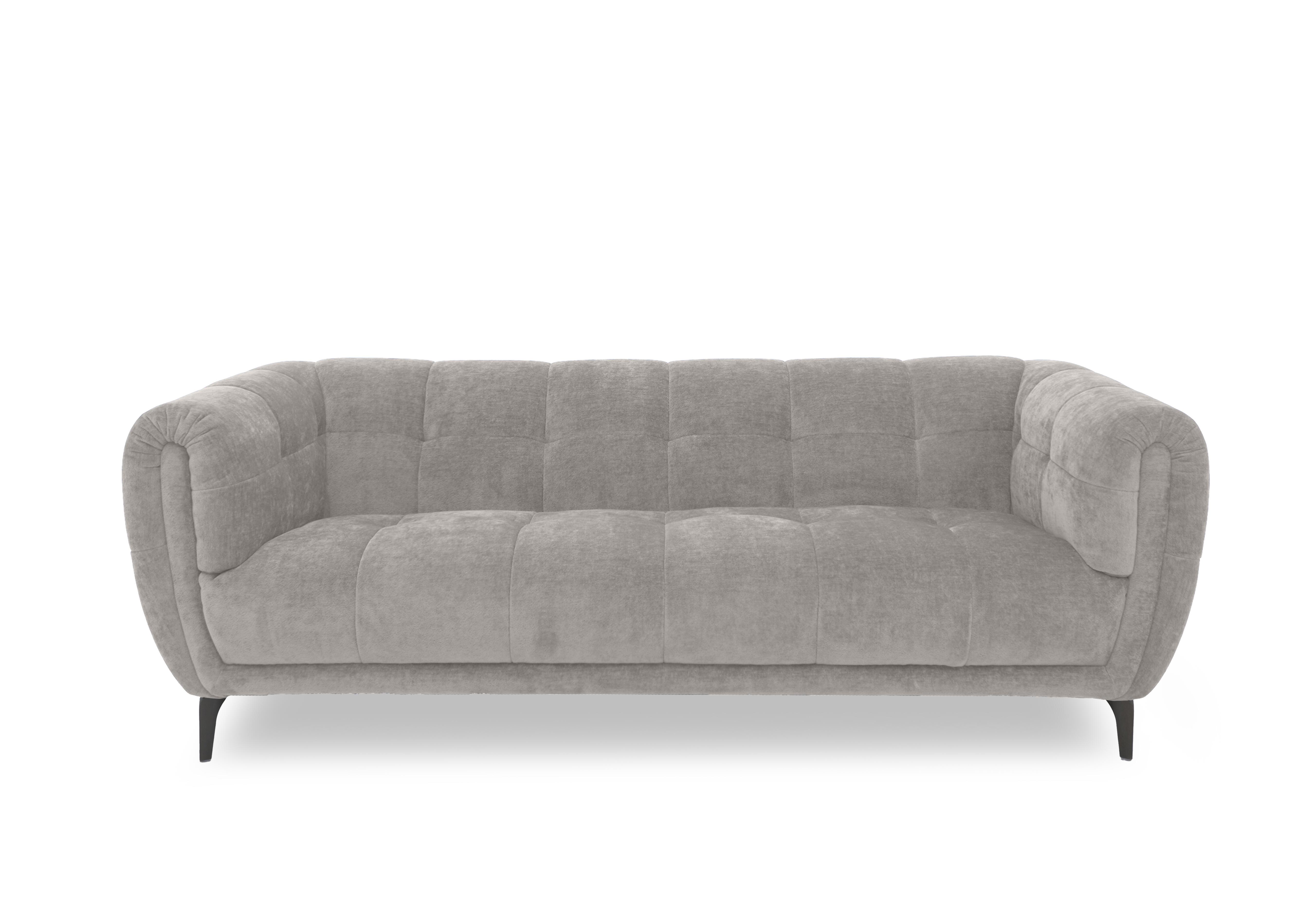 Sienna Fabric 3 Seater Sofa in Hudson Mist 25451 on Furniture Village