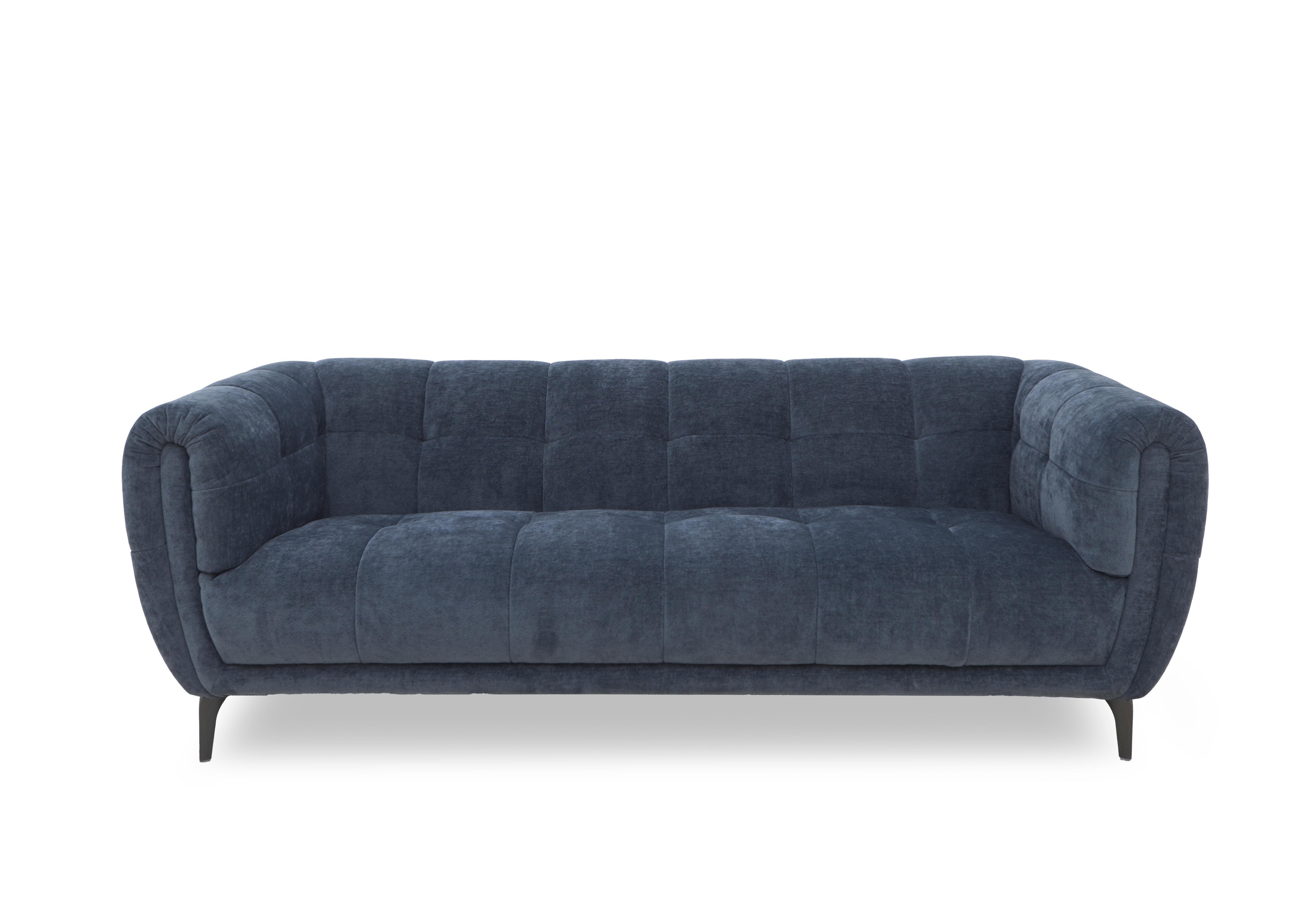 Sienna Fabric 3 Seater Sofa in Hudson Ocean 25315 on Furniture Village