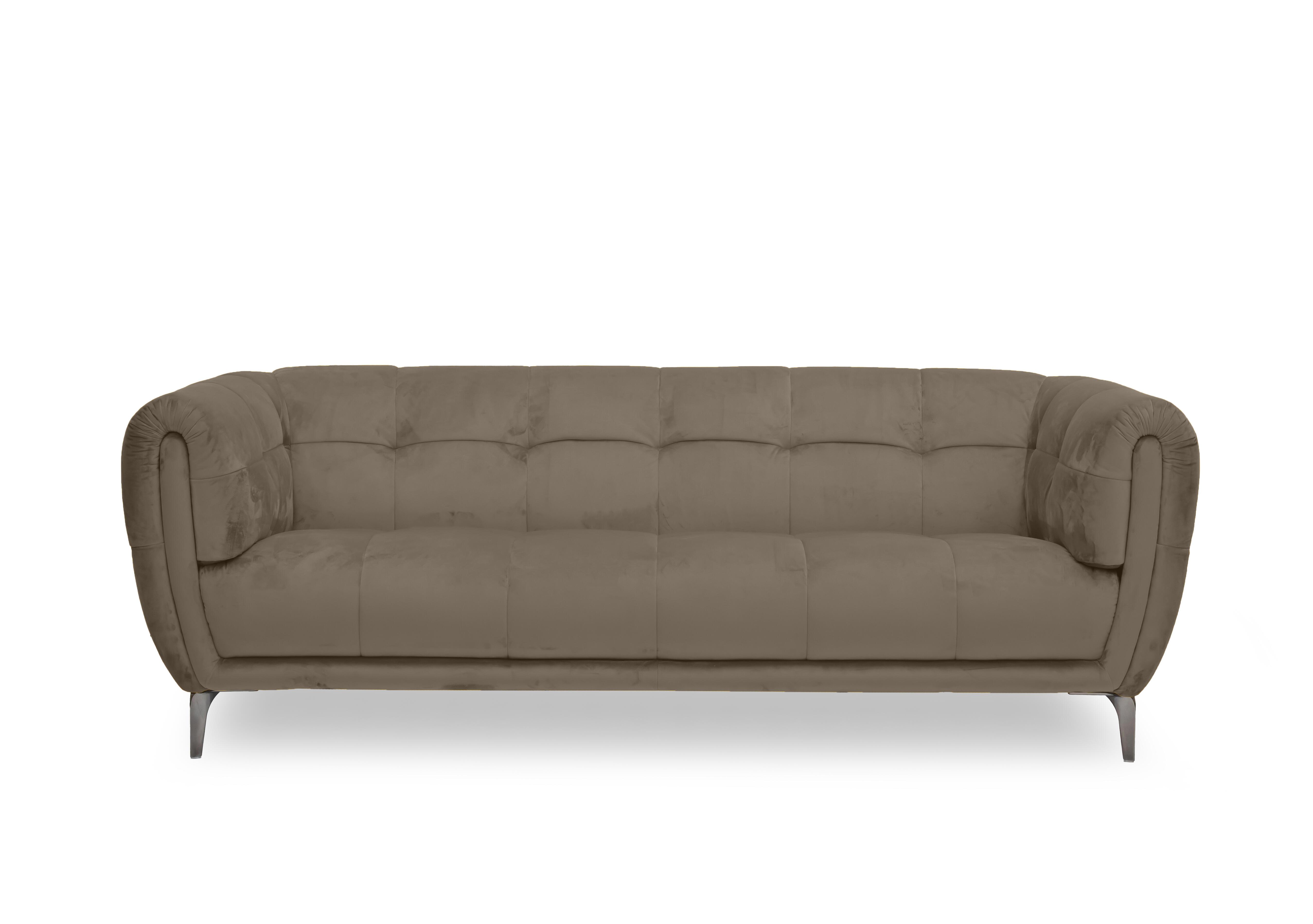 Sienna Fabric 3 Seater Sofa in Opulence Cedar 51014 on Furniture Village