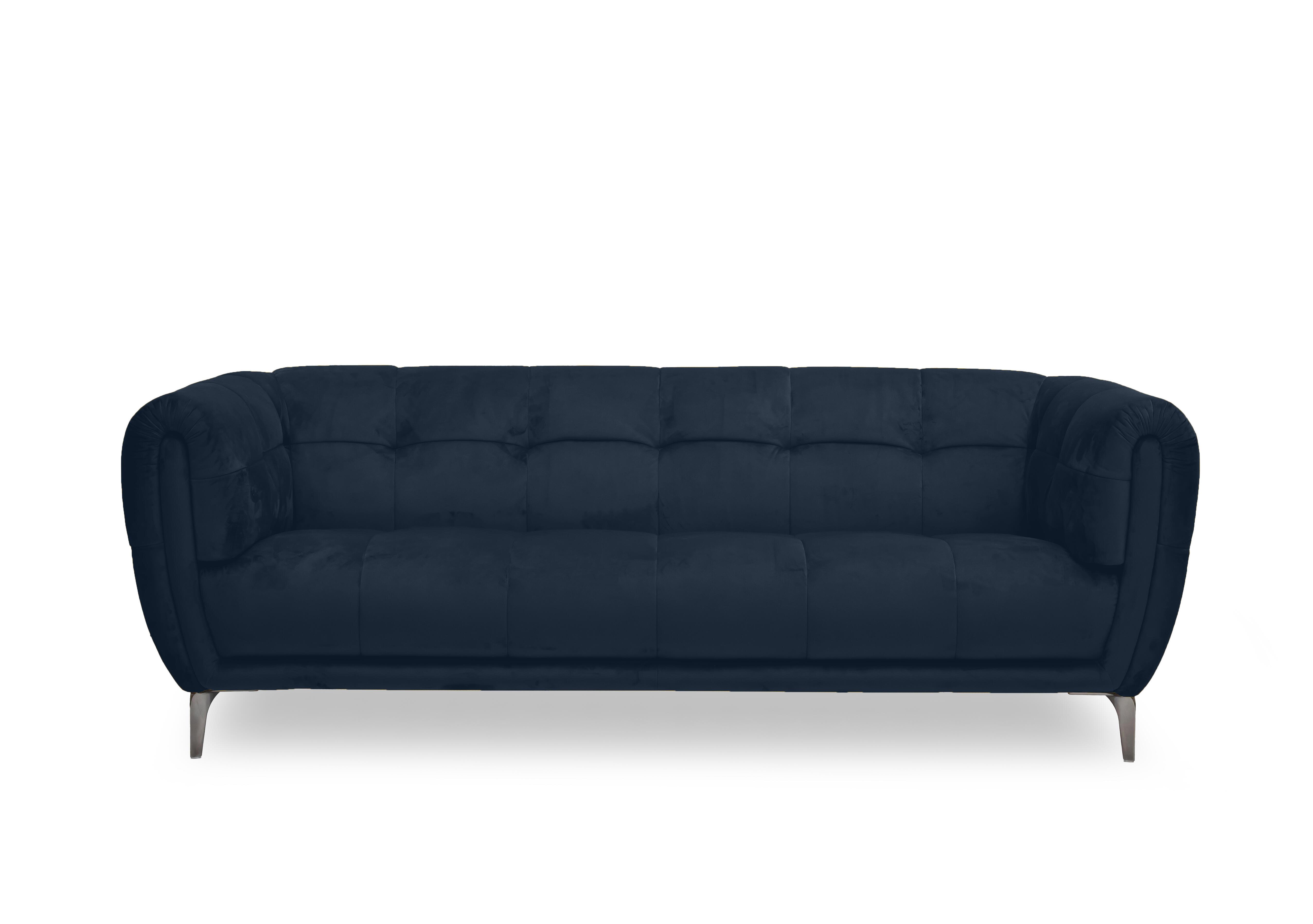 Sienna Fabric 3 Seater Sofa in Opulence Royal 50495 on Furniture Village