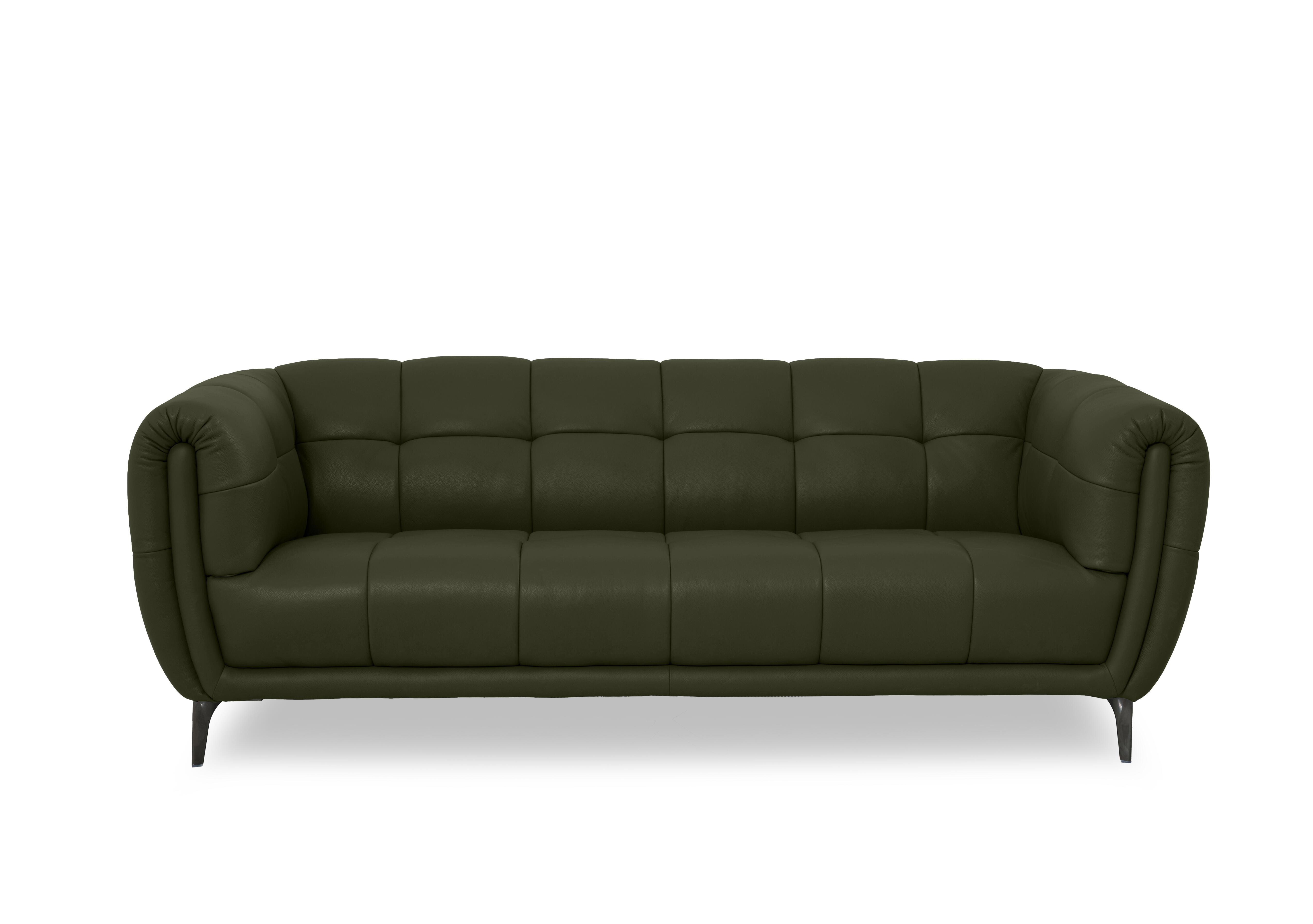 Sienna Leather 3 Seater Sofa in Oslo Oslo Pine Cat-40/10 on Furniture Village