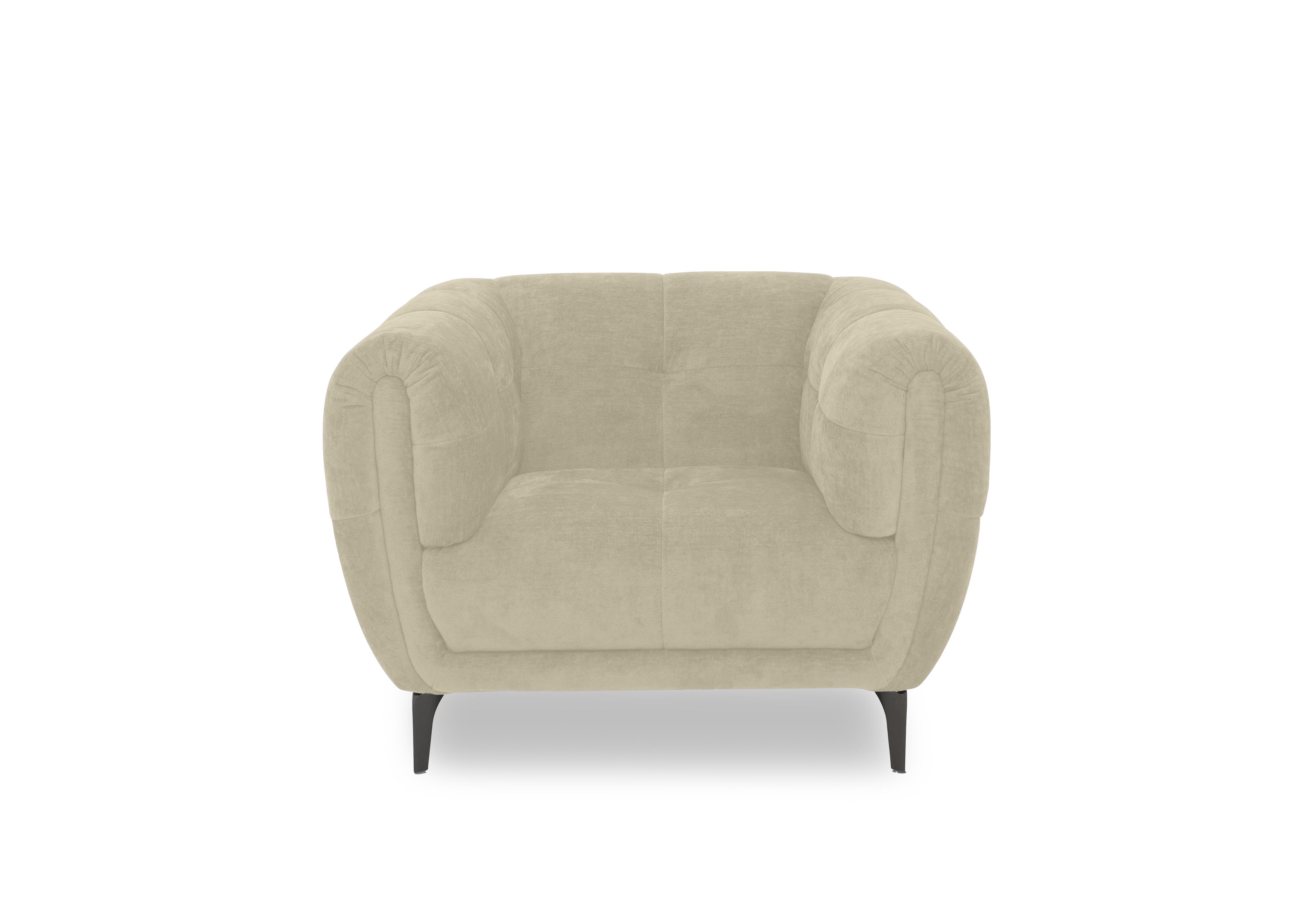 Sienna Fabric Chair in Bella Barley White 43121 on Furniture Village