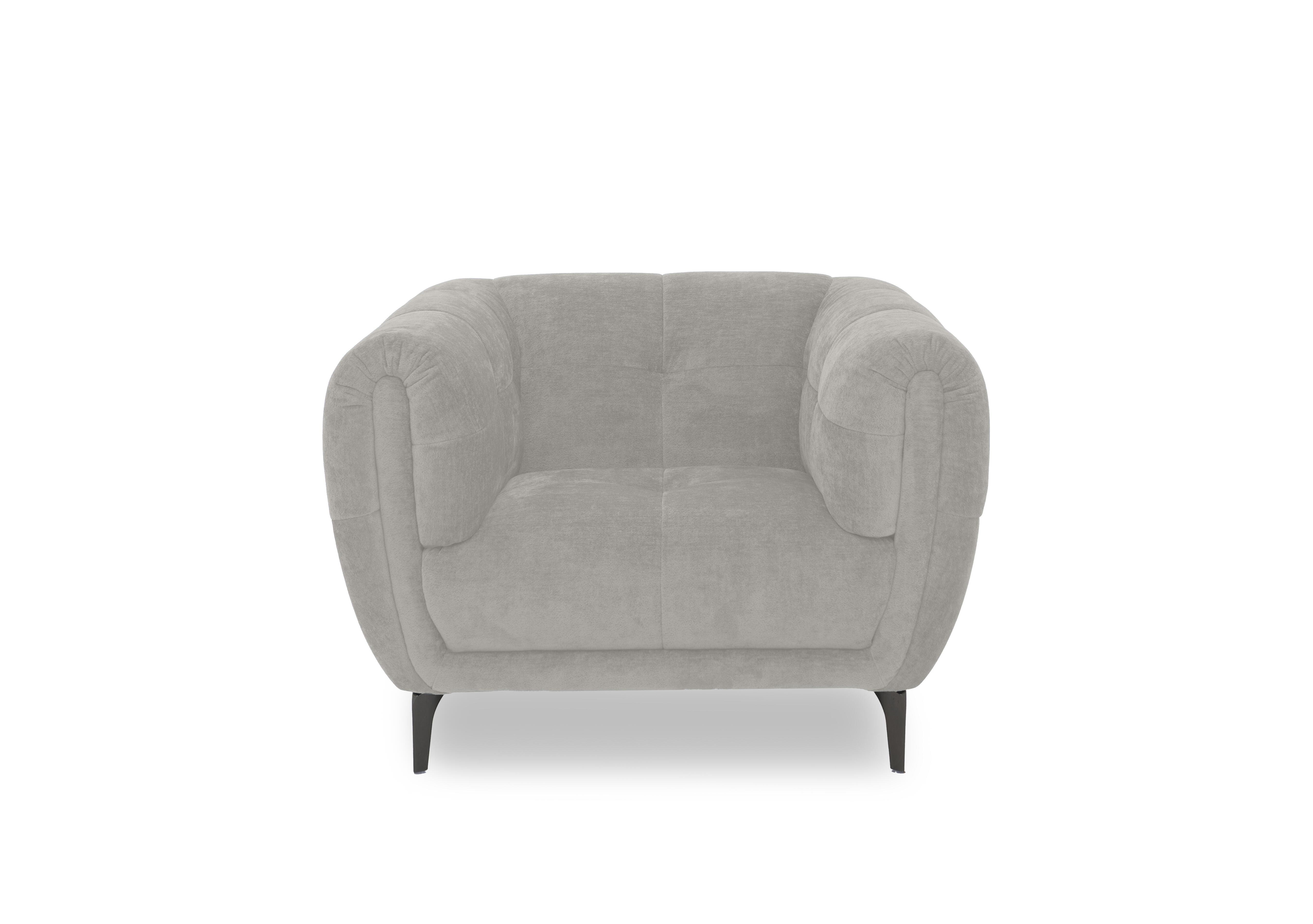 Sienna Fabric Chair in Bella Lead Grey 43451 on Furniture Village