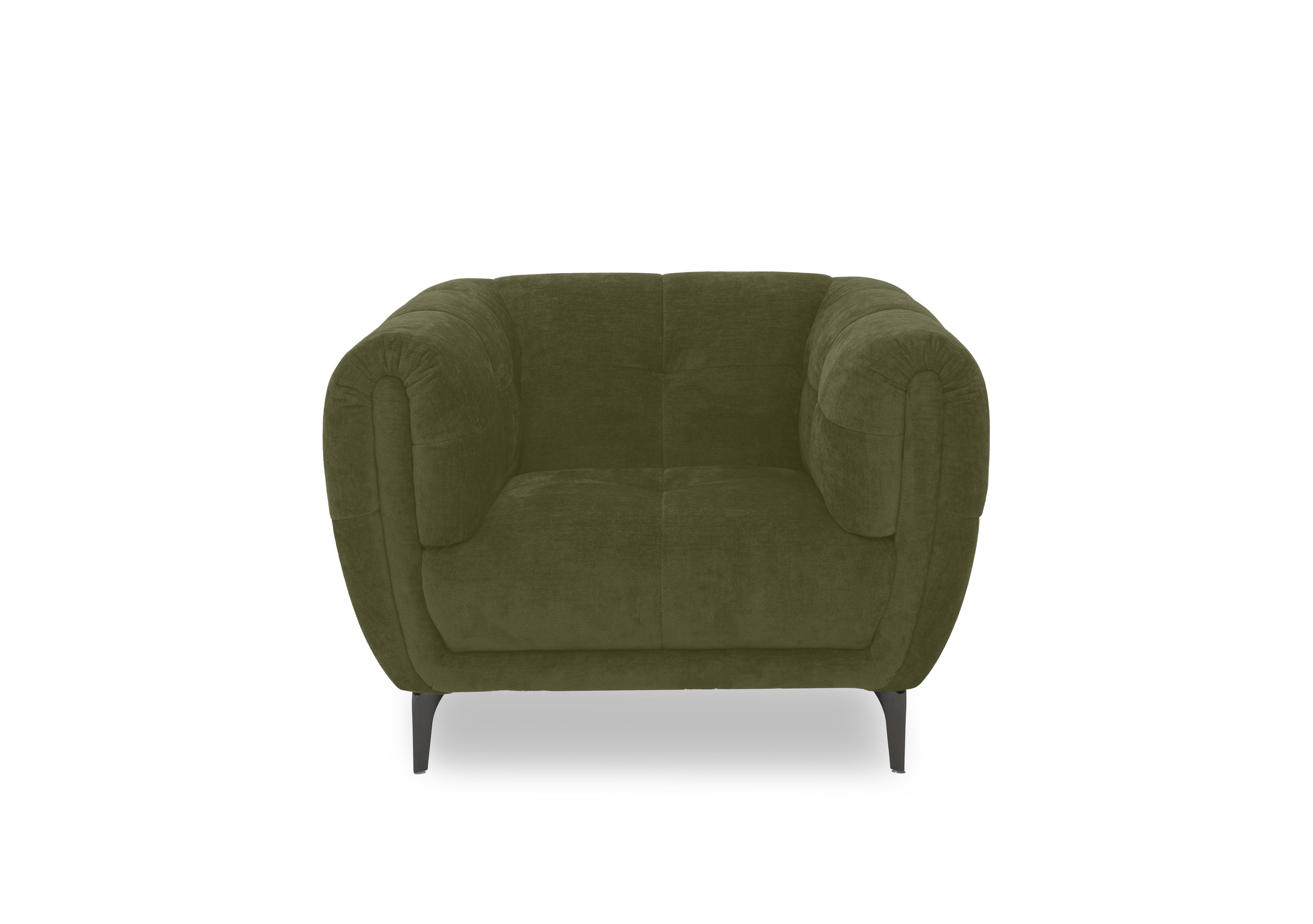Sienna Fabric Chair in Bella Olive 43351 on Furniture Village