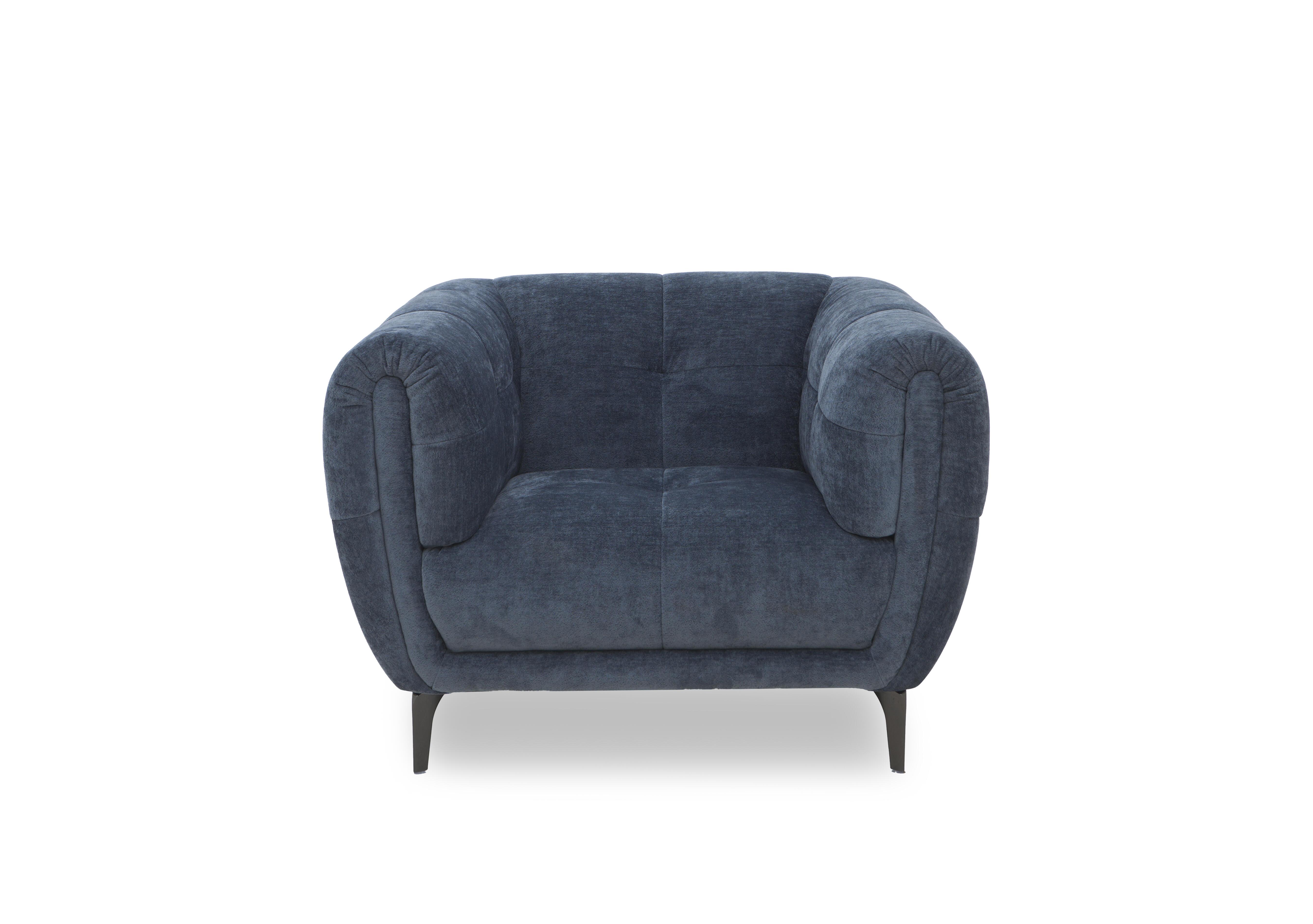 Sienna Fabric Chair in Hudson Ocean 25315 on Furniture Village