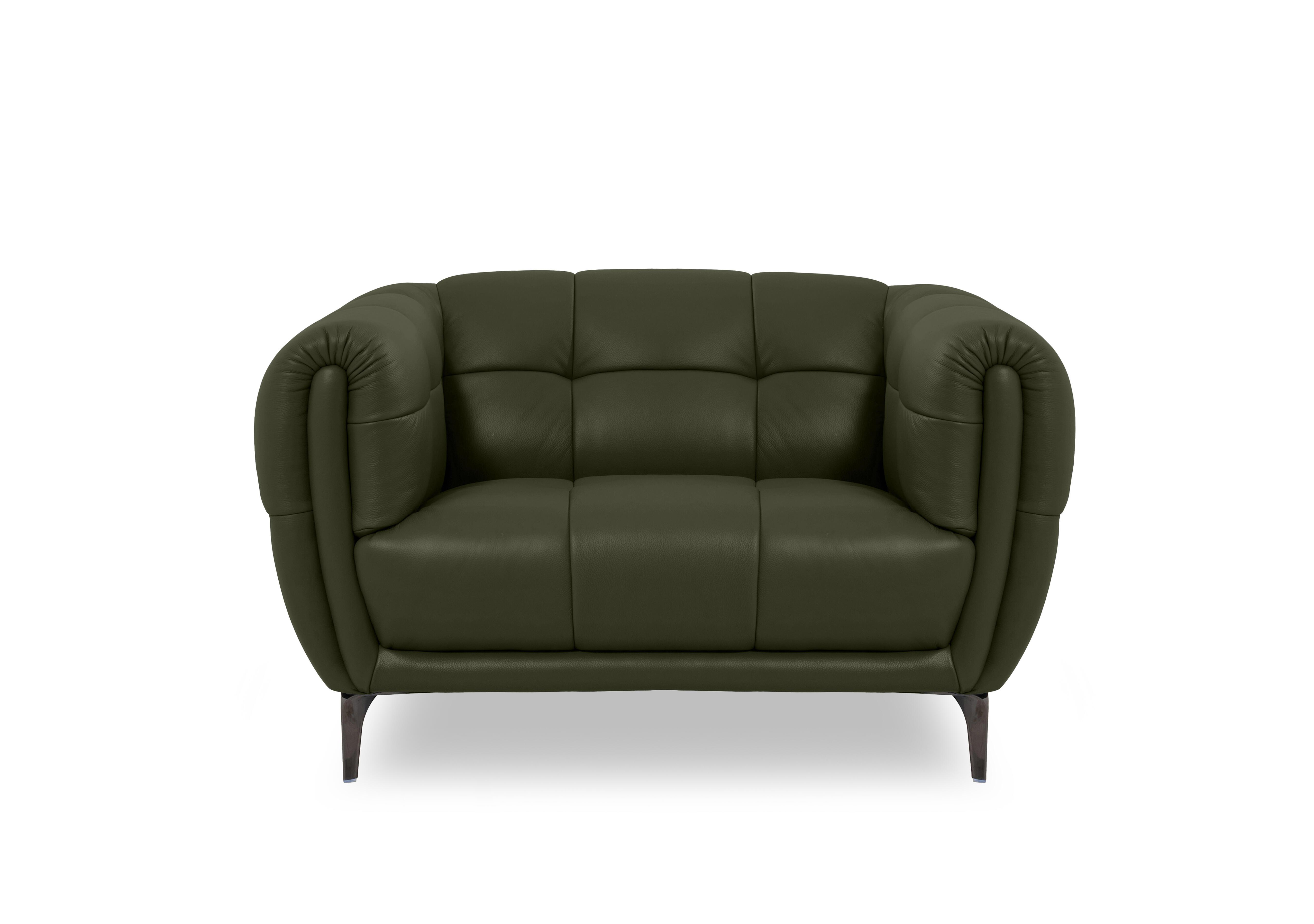 Sienna Leather Cuddler Chair in Oslo Oslo Pine Cat-40/10 on Furniture Village