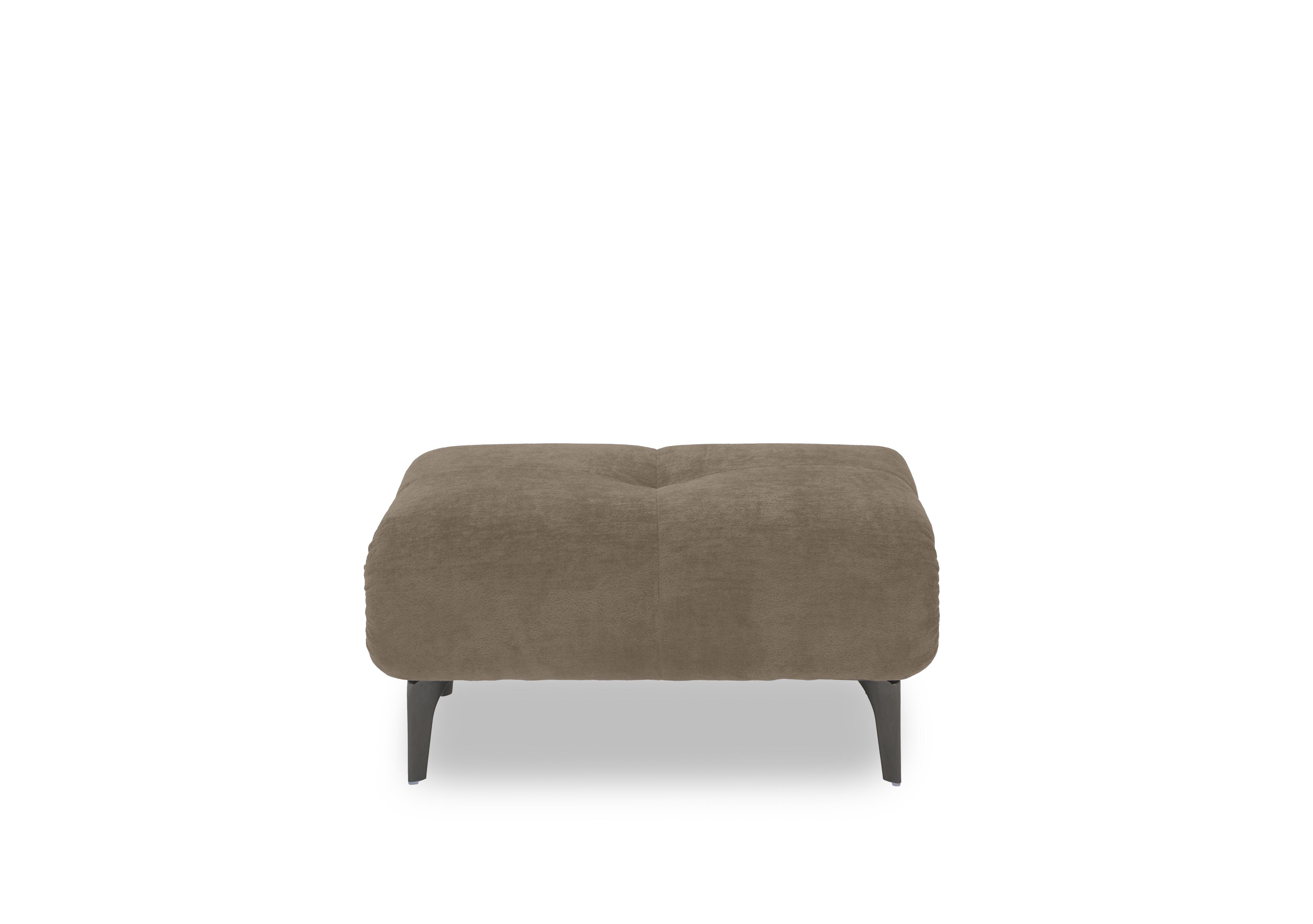 Sienna Fabric Large Footstool in Bella Latte 43170 on Furniture Village