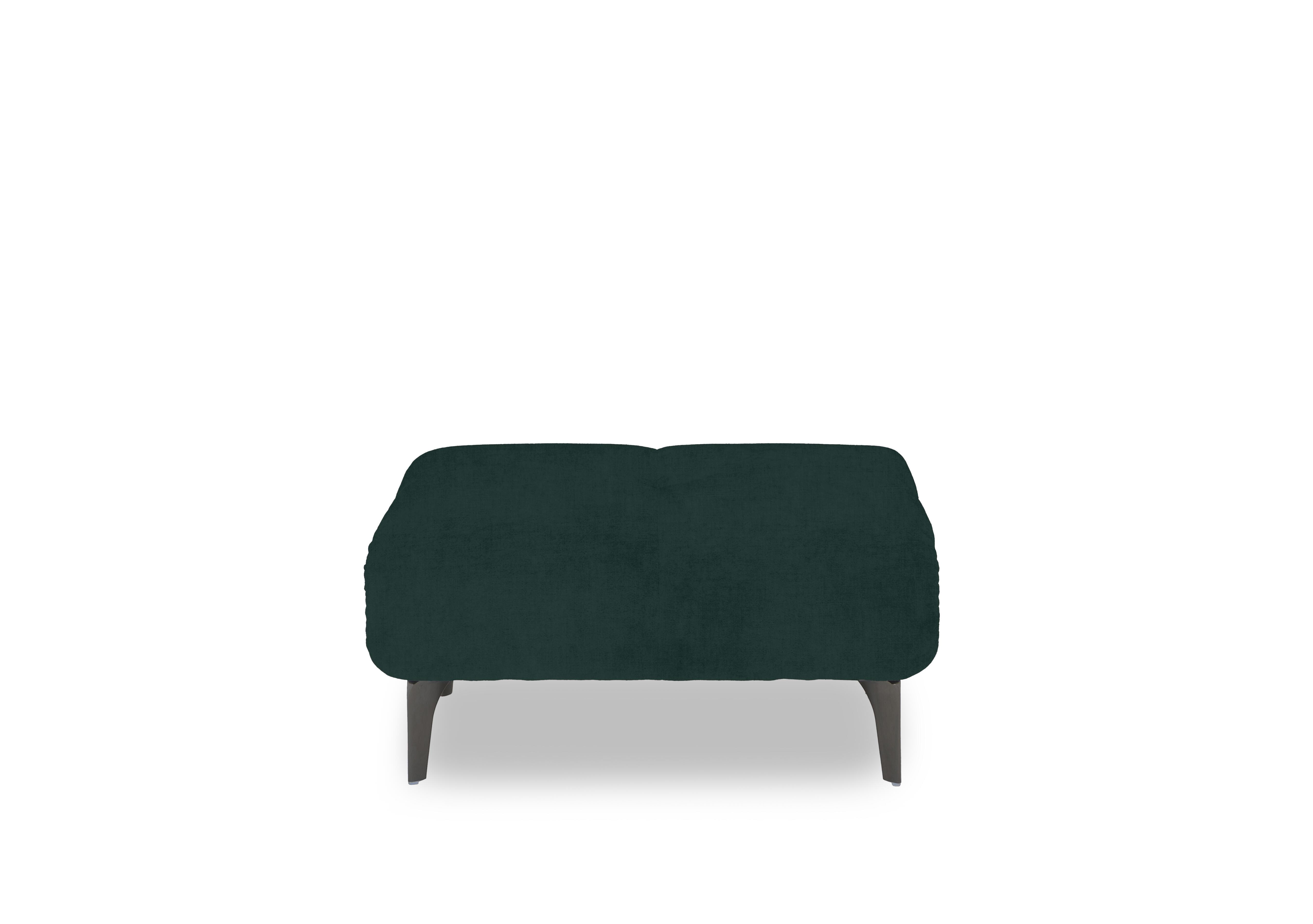Sienna Fabric Large Footstool in Opulence Bottle Green 51011 on Furniture Village