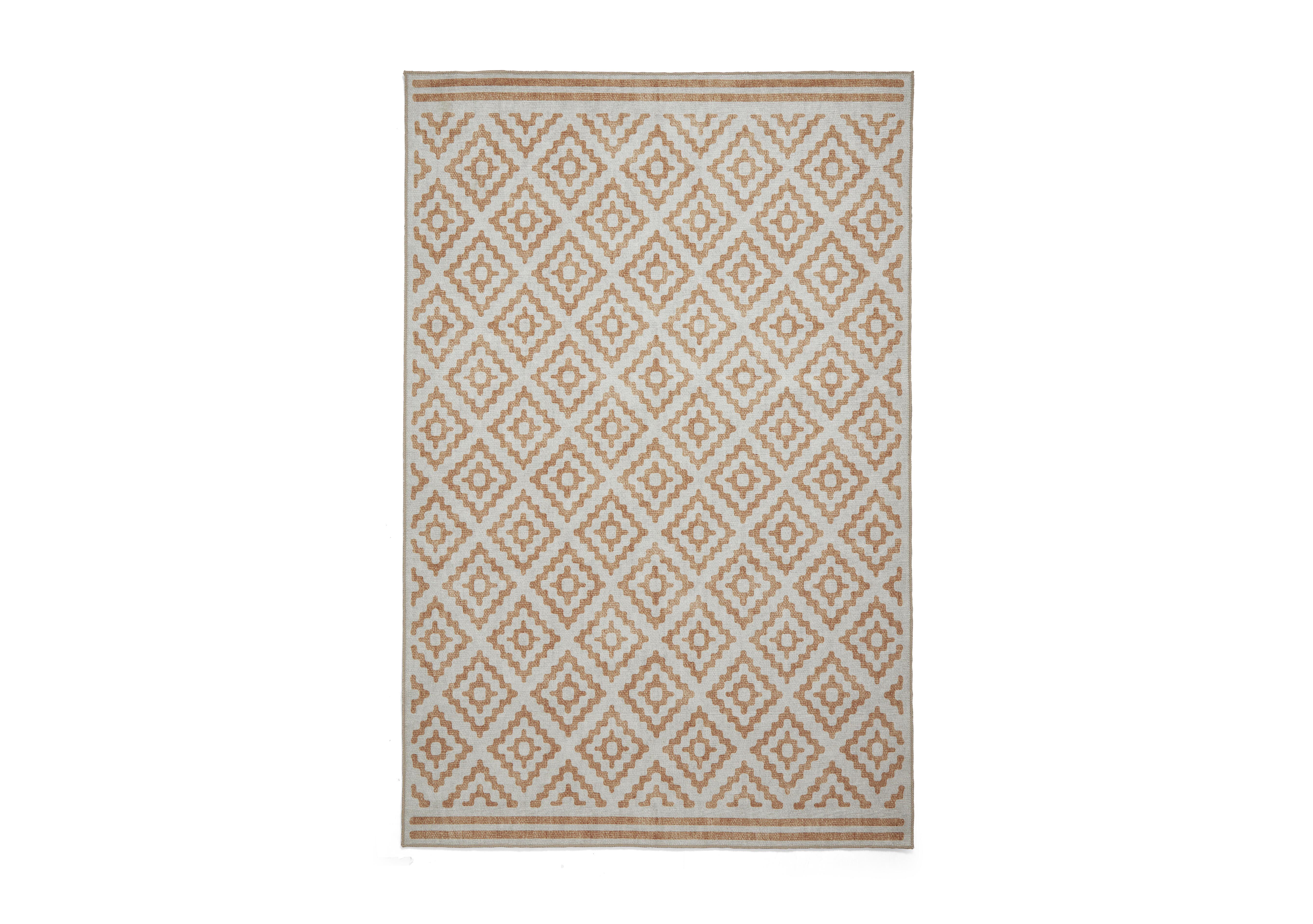 Agnes Washable Rug in Yellow on Furniture Village