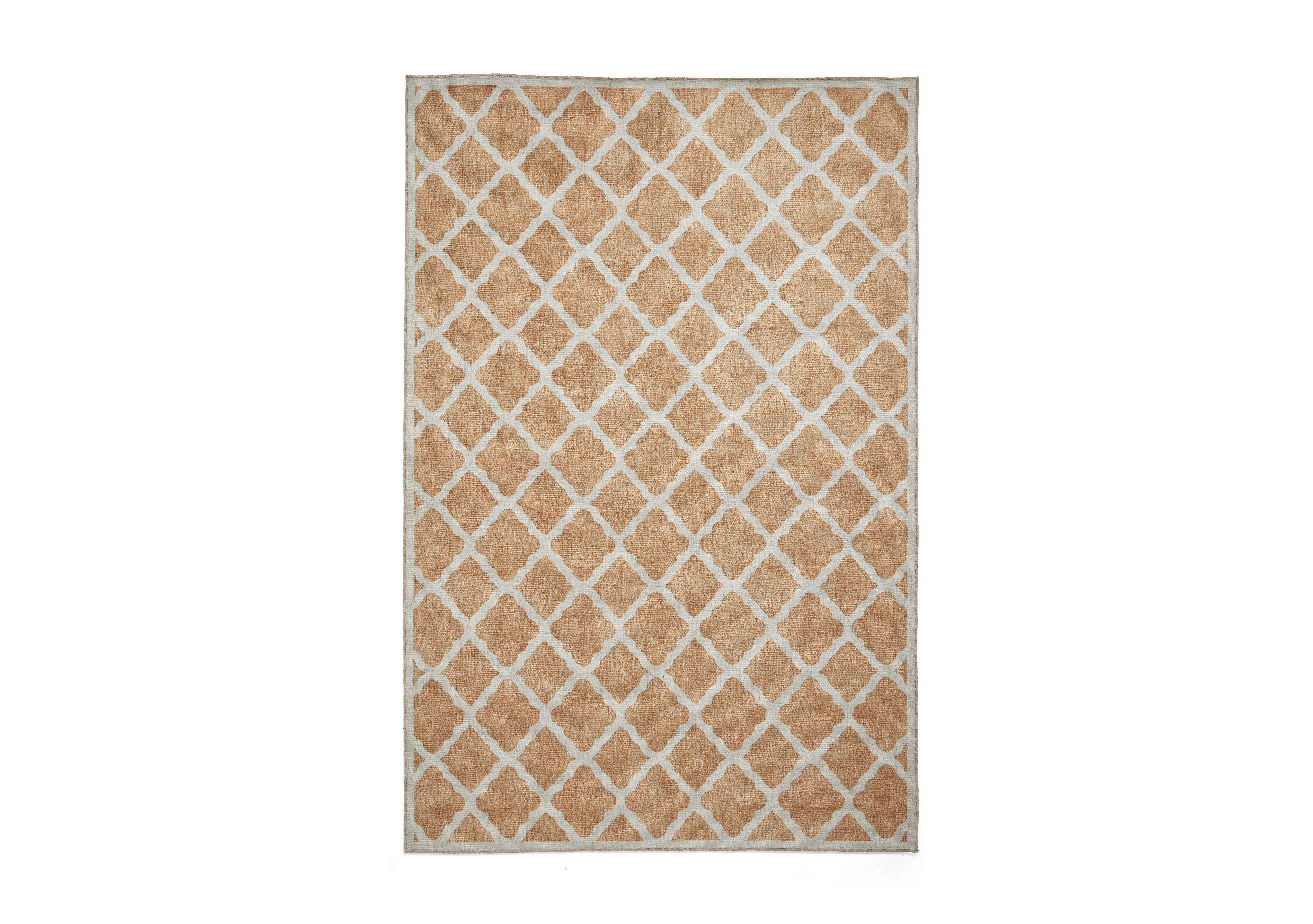 Sachin Washable Rug in Yellow on Furniture Village
