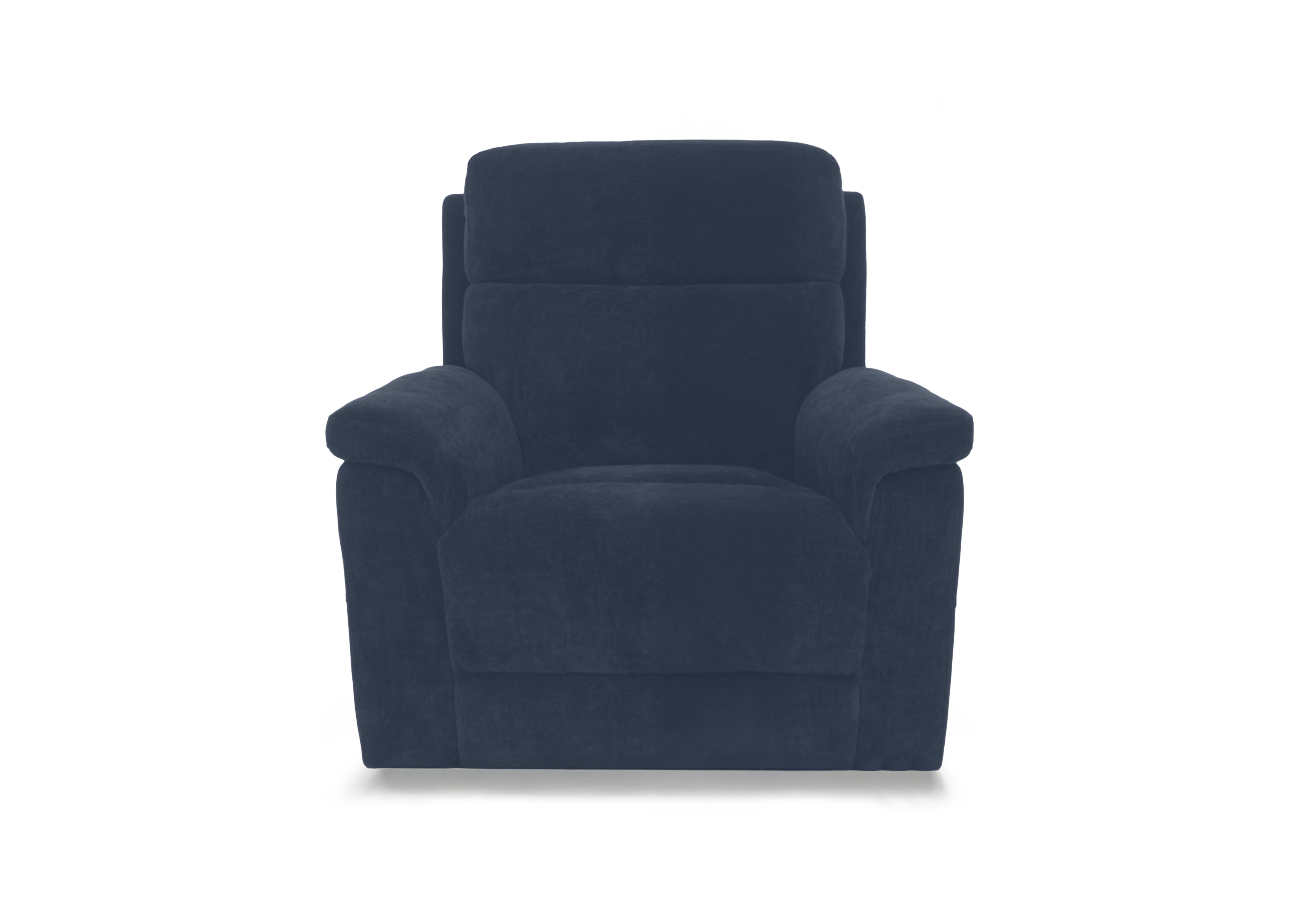 Raven Fabric Chair in Bella Navy 43330 on Furniture Village