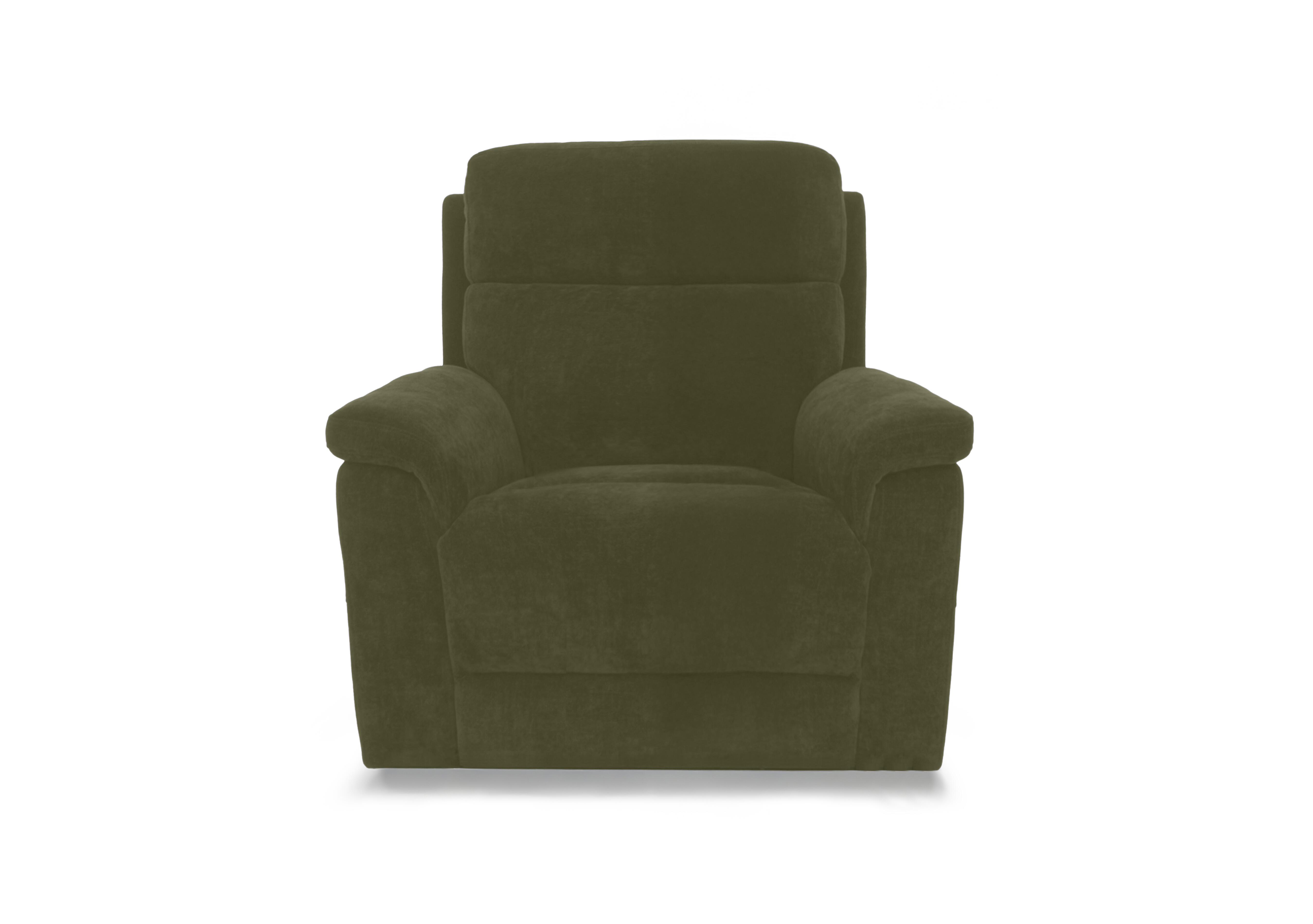 Raven Fabric Chair in Bella Olive 43351 on Furniture Village