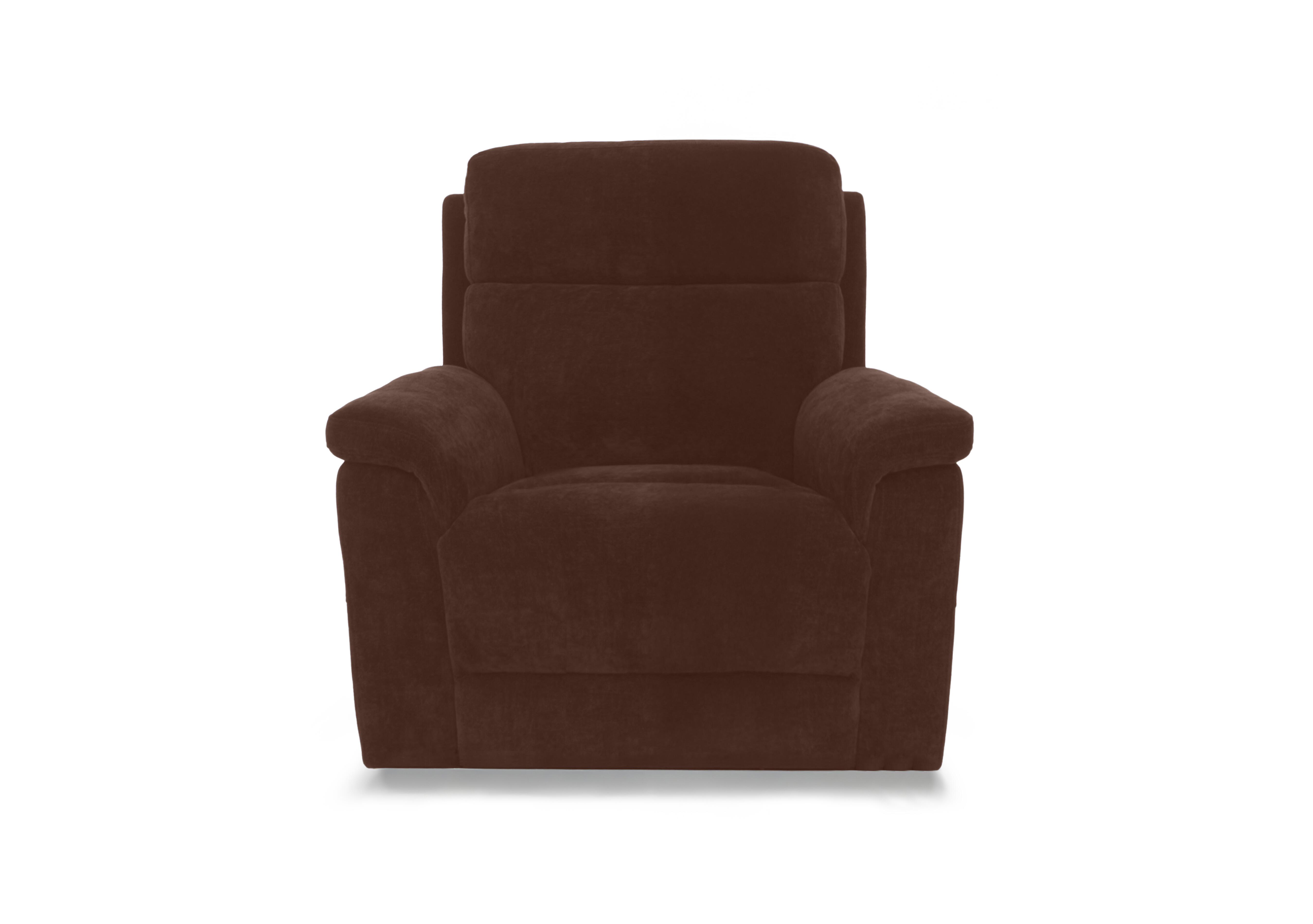 Raven Fabric Chair in Bella Rust 43232 on Furniture Village