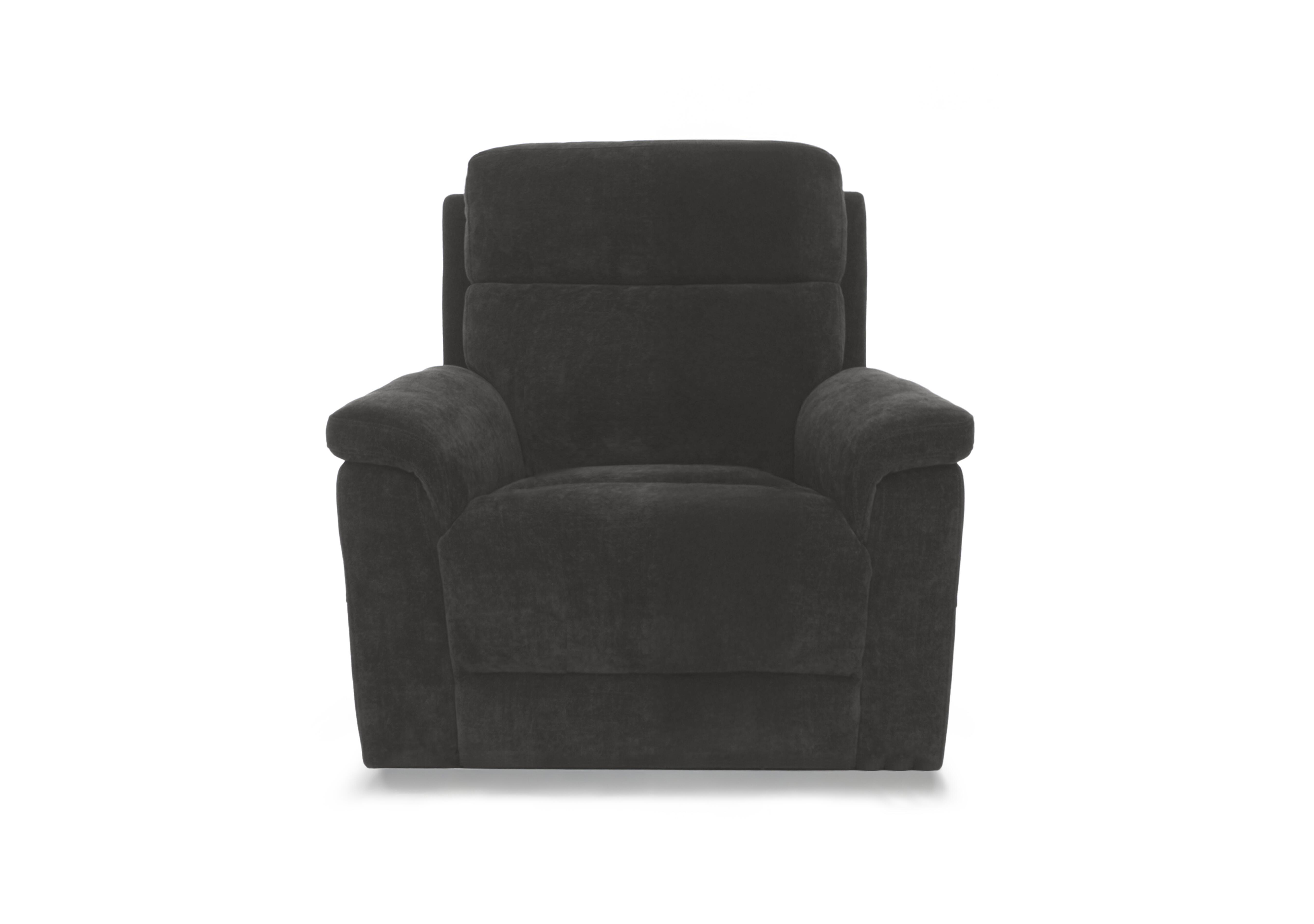 Raven Fabric Chair in Hudson Charcoal 25460 on Furniture Village