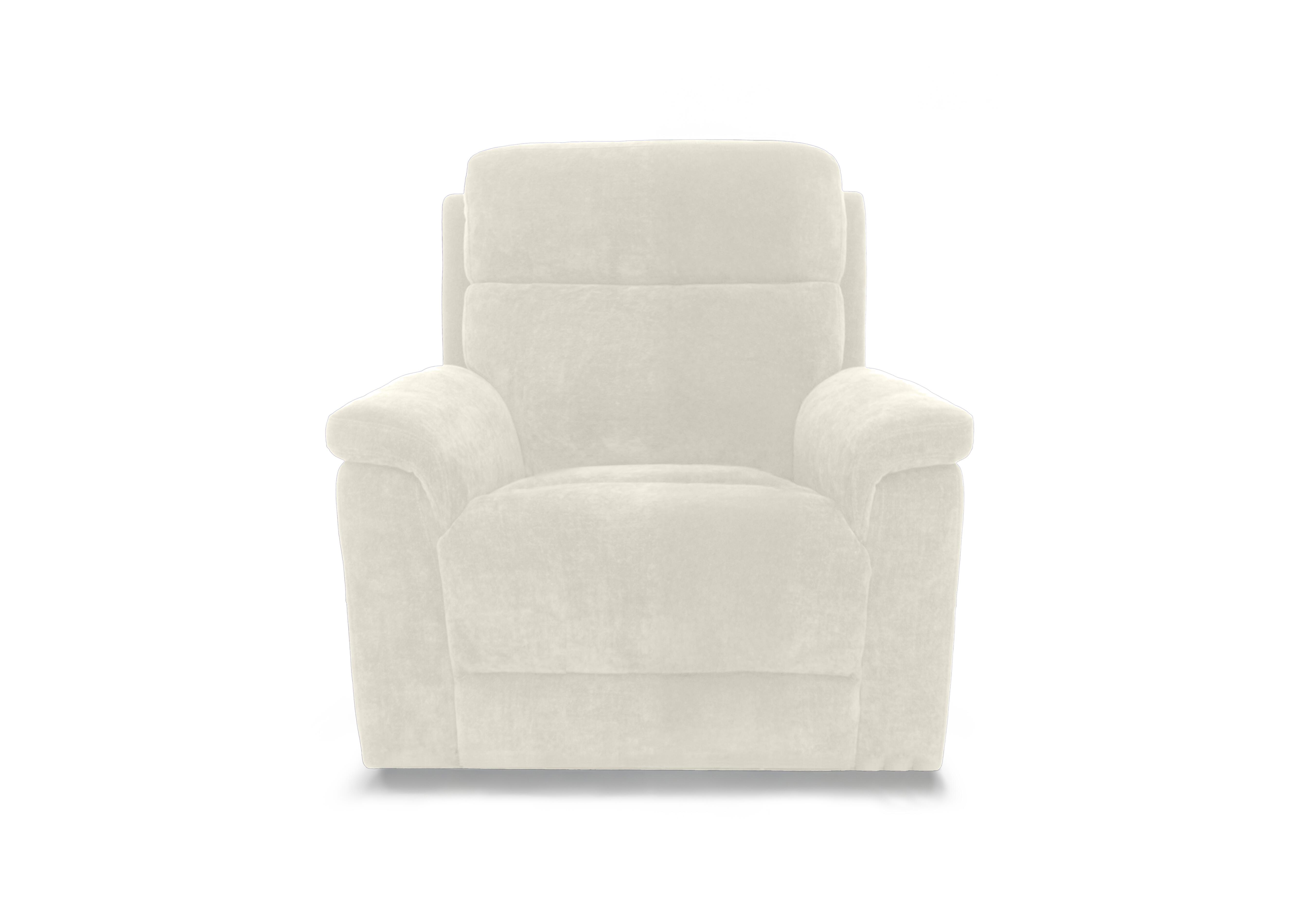 Raven Fabric Chair in Hudson Ivory 25102 on Furniture Village