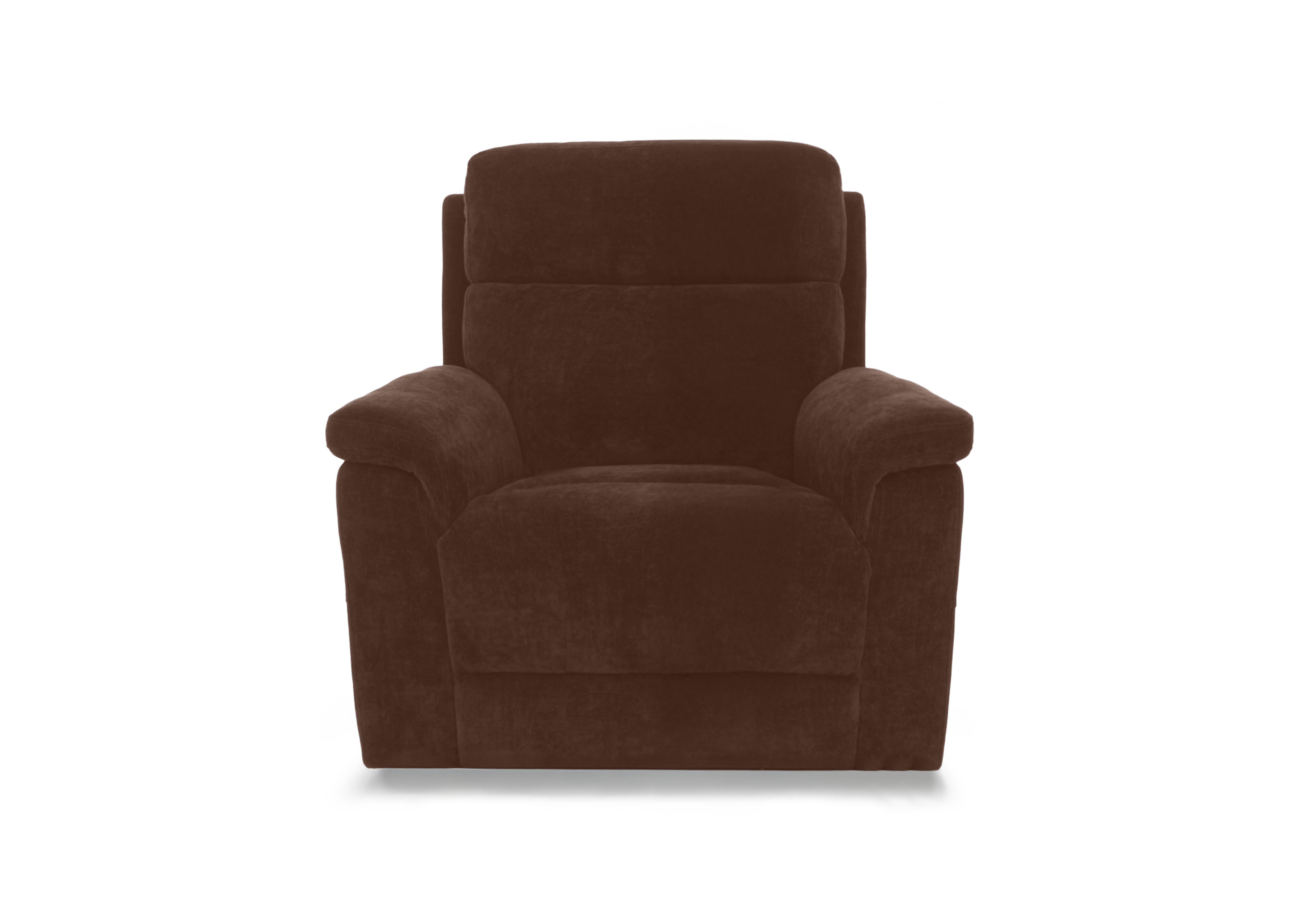 Raven Fabric Chair in Hudson Rust 25500 on Furniture Village