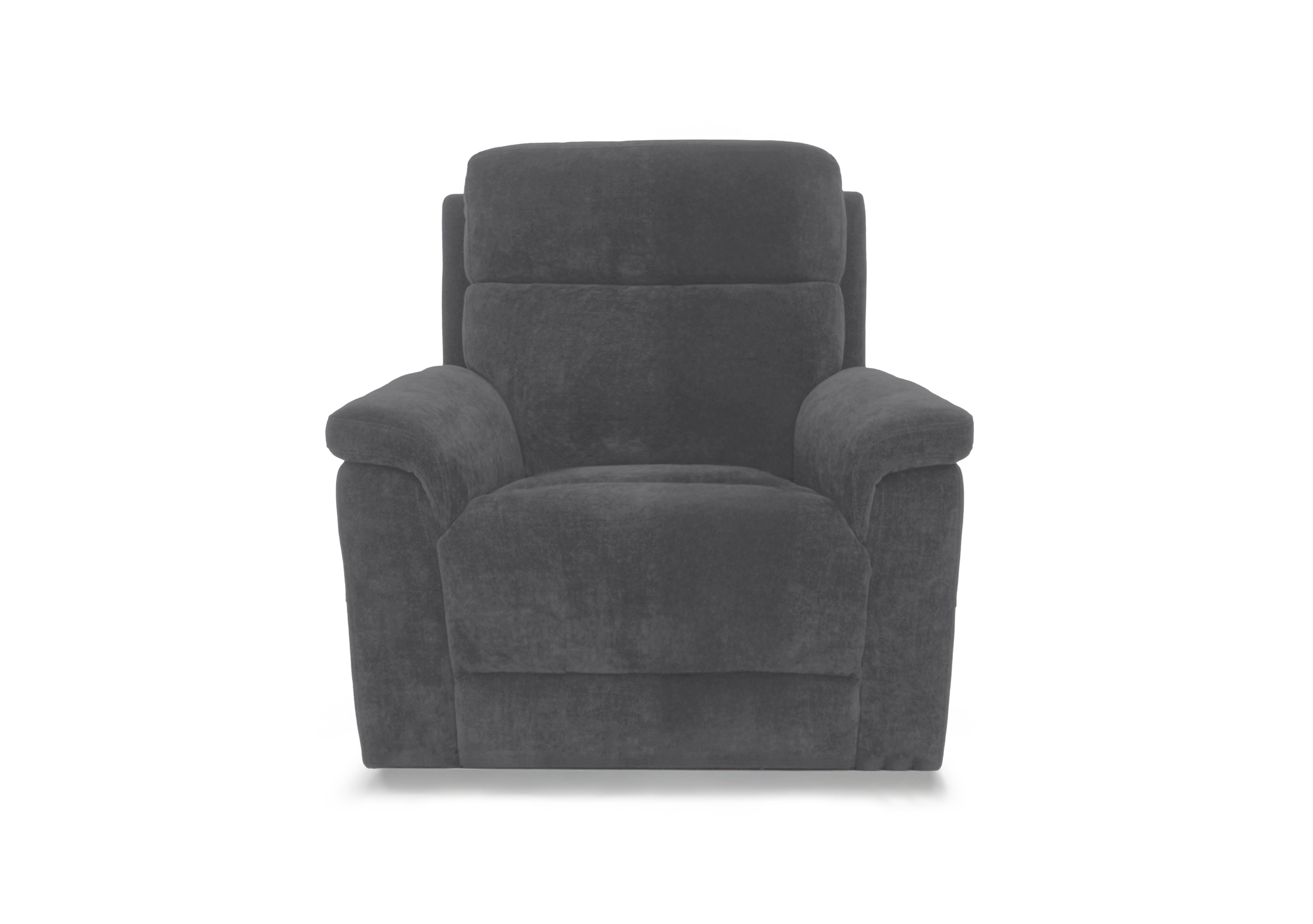 Raven Fabric Chair in Manhattan Charcoal 58003 on Furniture Village