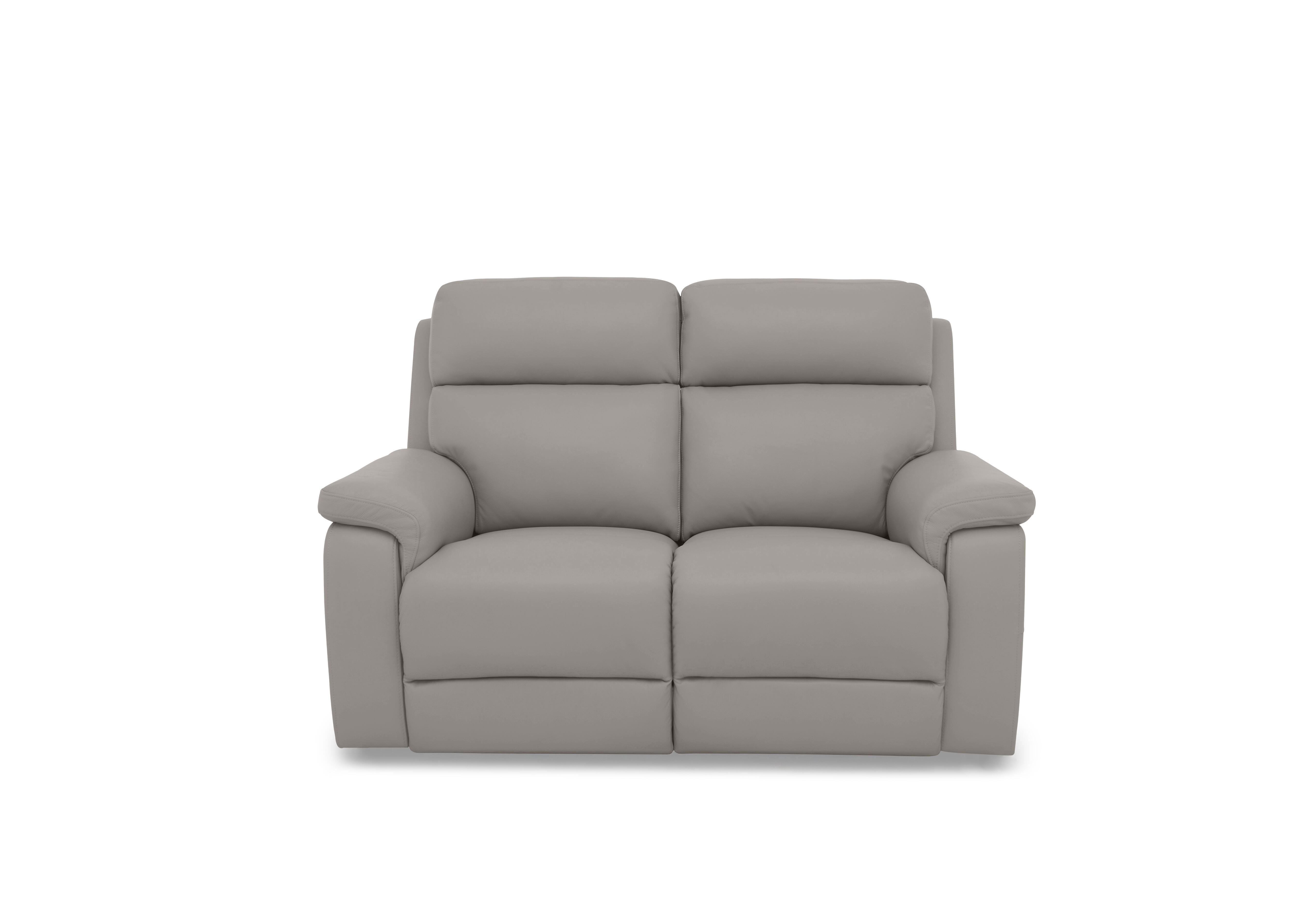 Raven Leather 2 Seater Sofa in Montana Lead Grey Cat-60/23 on Furniture Village