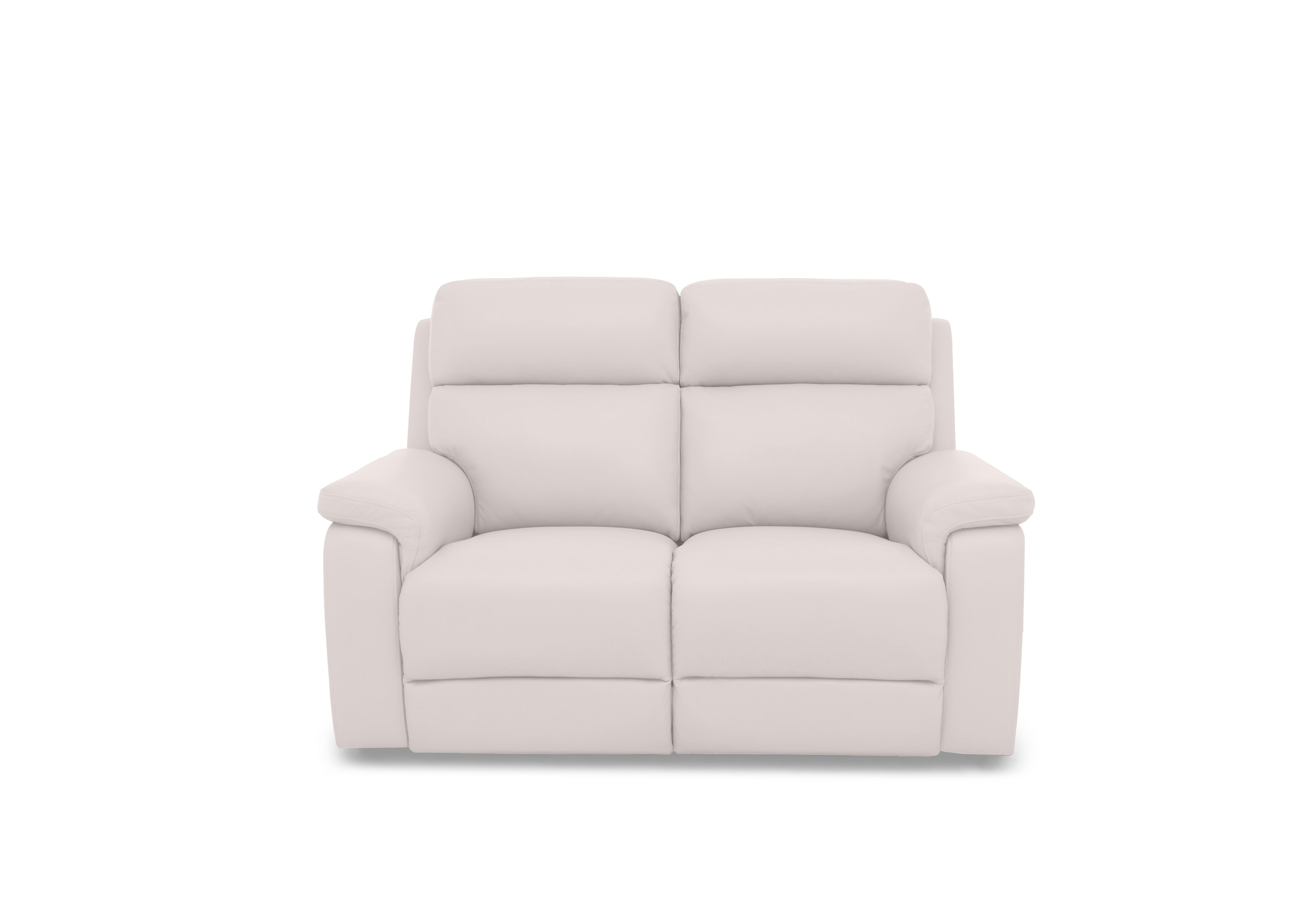Raven Leather 2 Seater Sofa in Oslo Cotton Cat-40/13 on Furniture Village