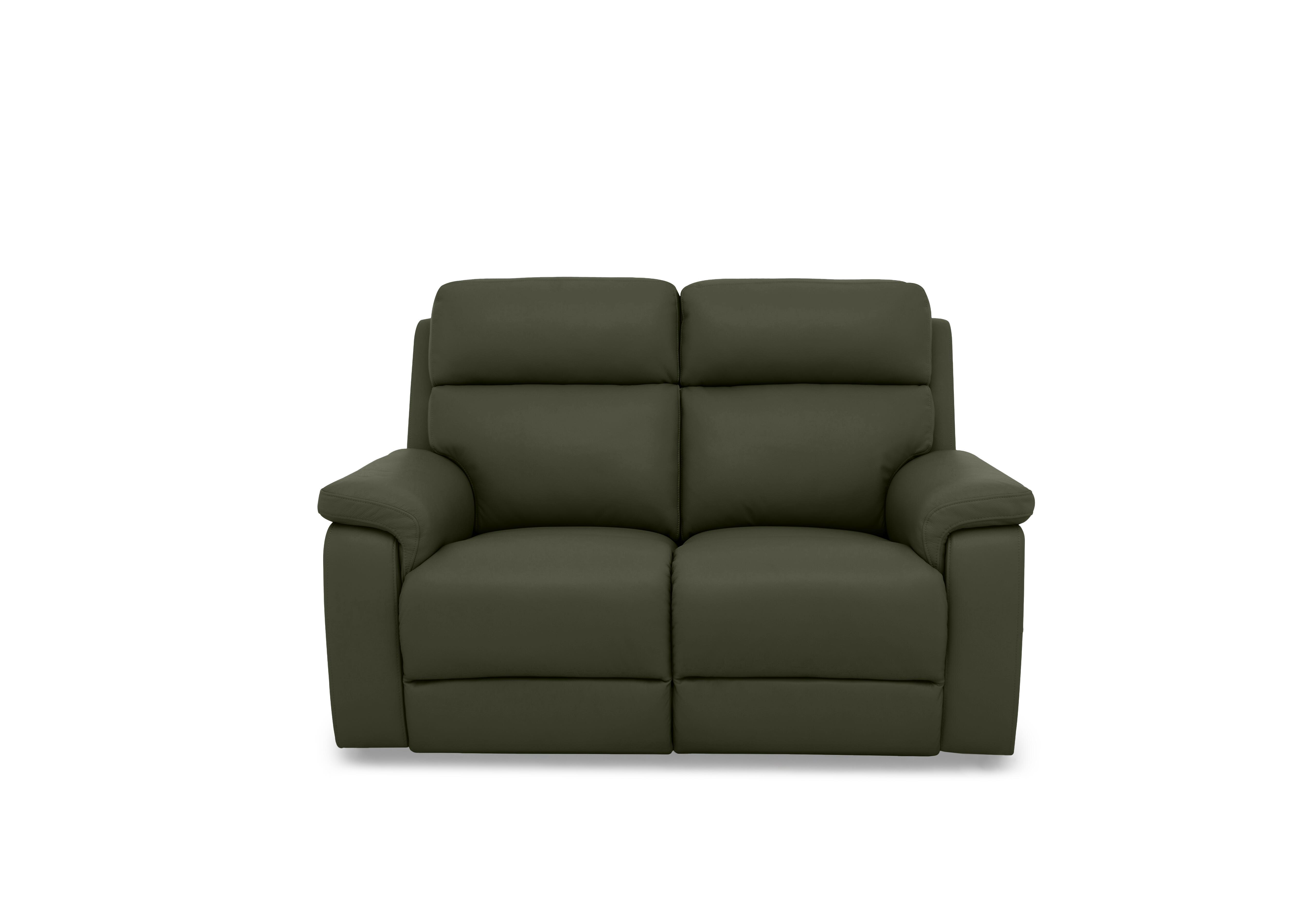 Raven Leather 2 Seater Sofa in Oslo Oslo Pine Cat-40/10 on Furniture Village