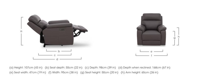 Raven Leather Chair in  on Furniture Village