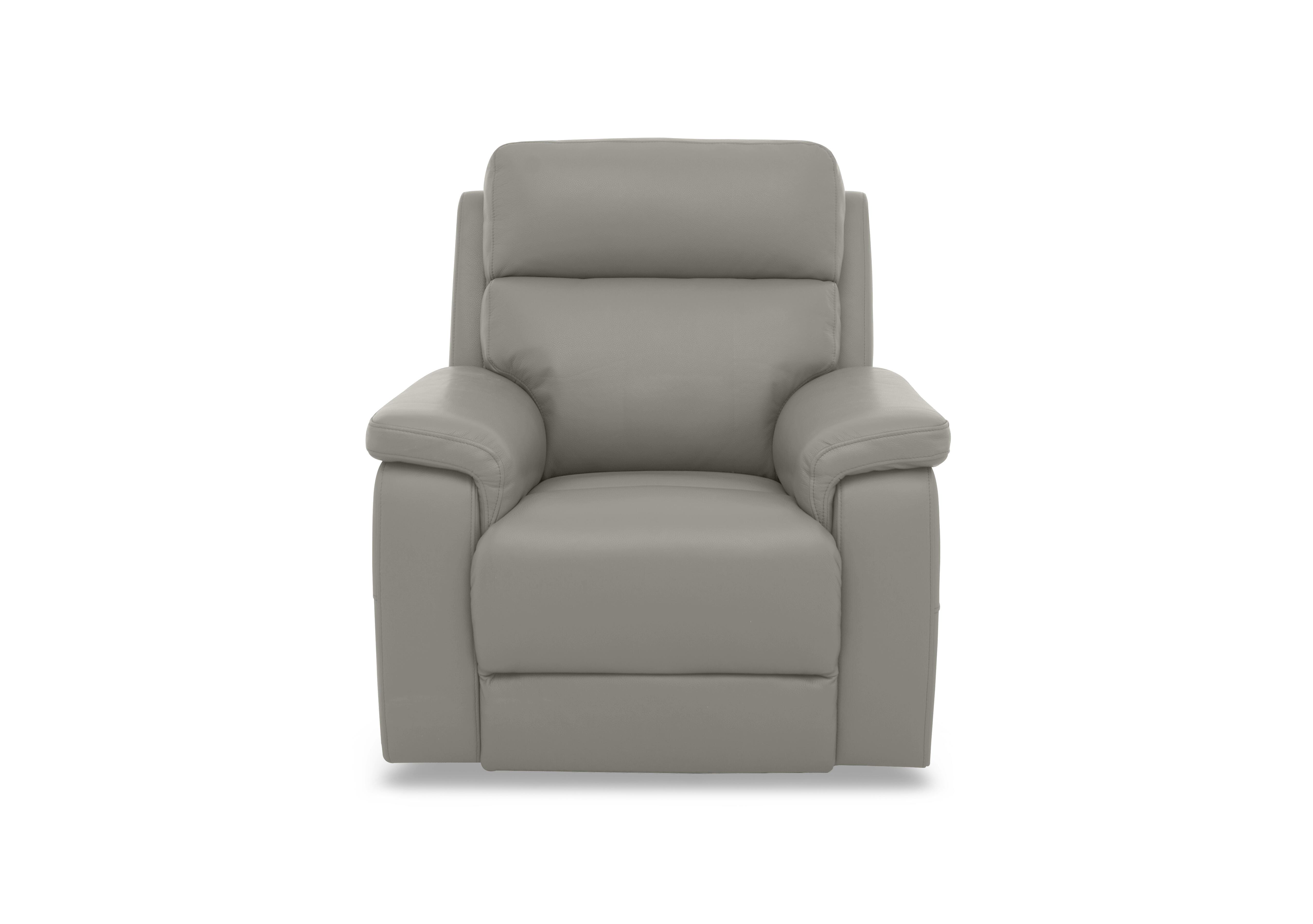 Raven Leather Chair in Montana New Grey Cat-60/28 on Furniture Village