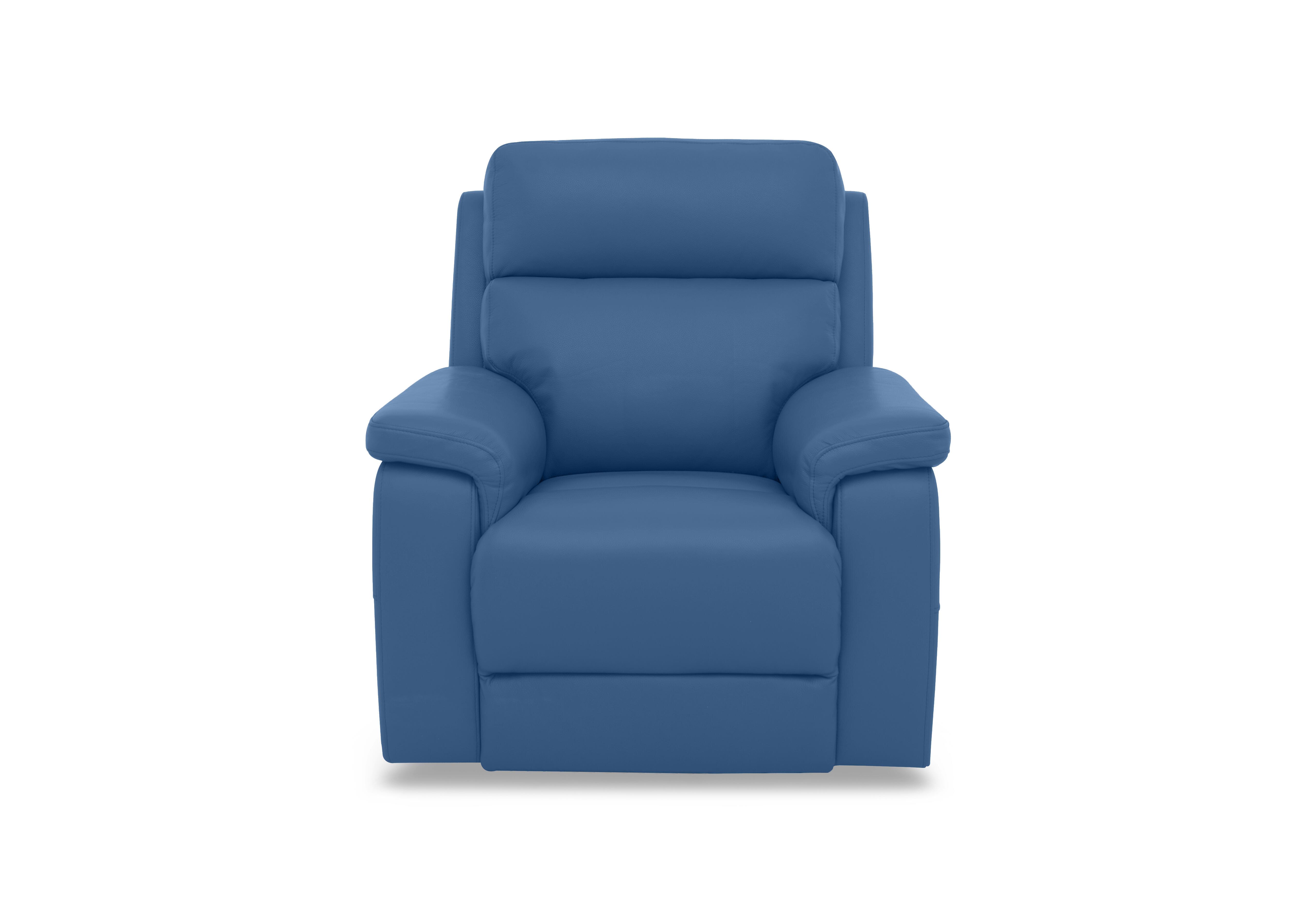 Raven Leather Chair in Oslo Aegean Cat-40/12 on Furniture Village