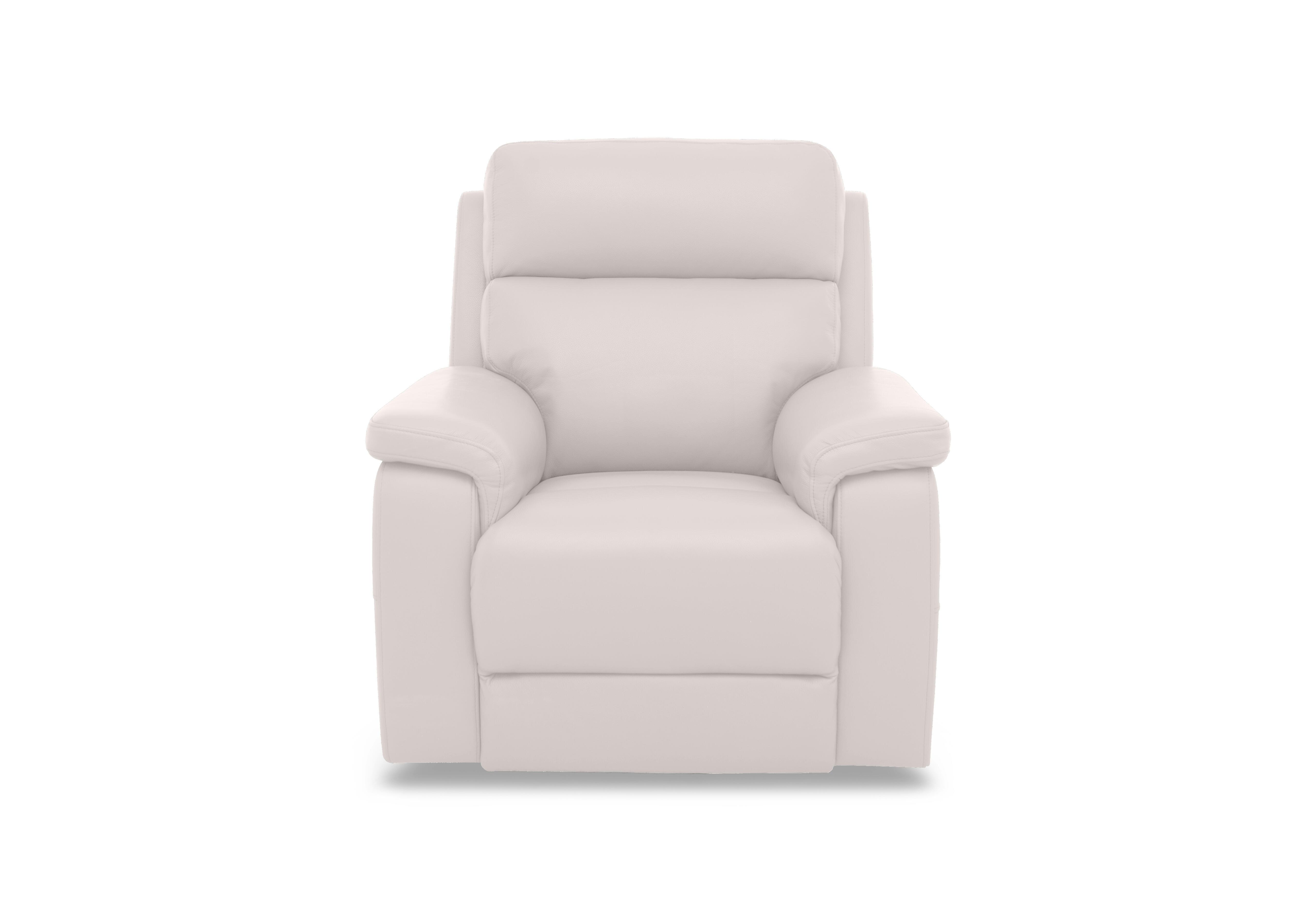 Raven Leather Chair in Oslo Cotton Cat-40/13 on Furniture Village