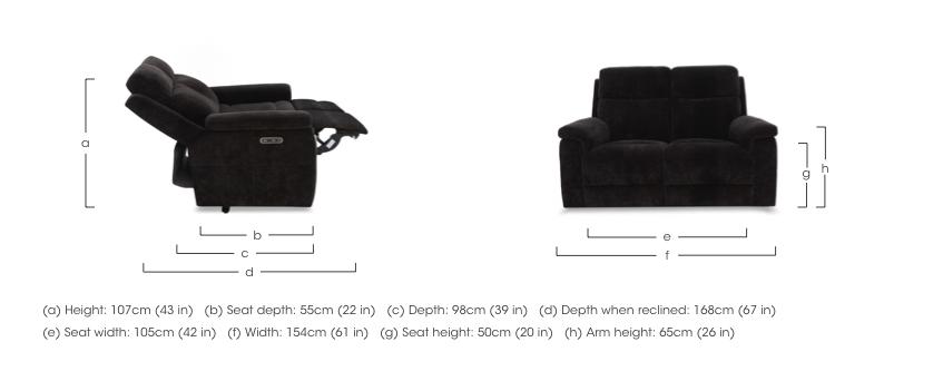 Raven Fabric 2 Seater Sofa in  on Furniture Village