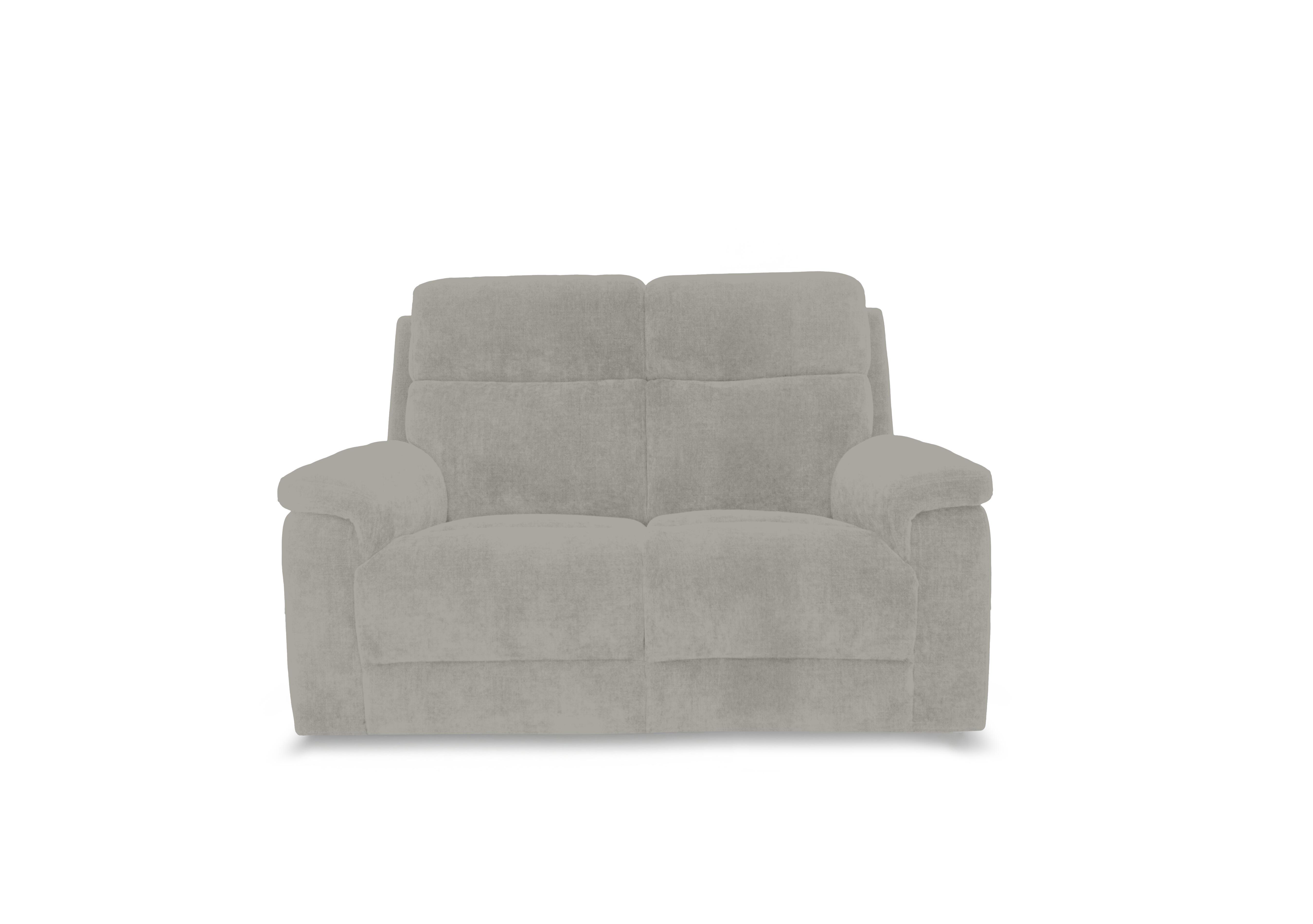 Raven Fabric 2 Seater Sofa in Opulence Silver 51007 on Furniture Village