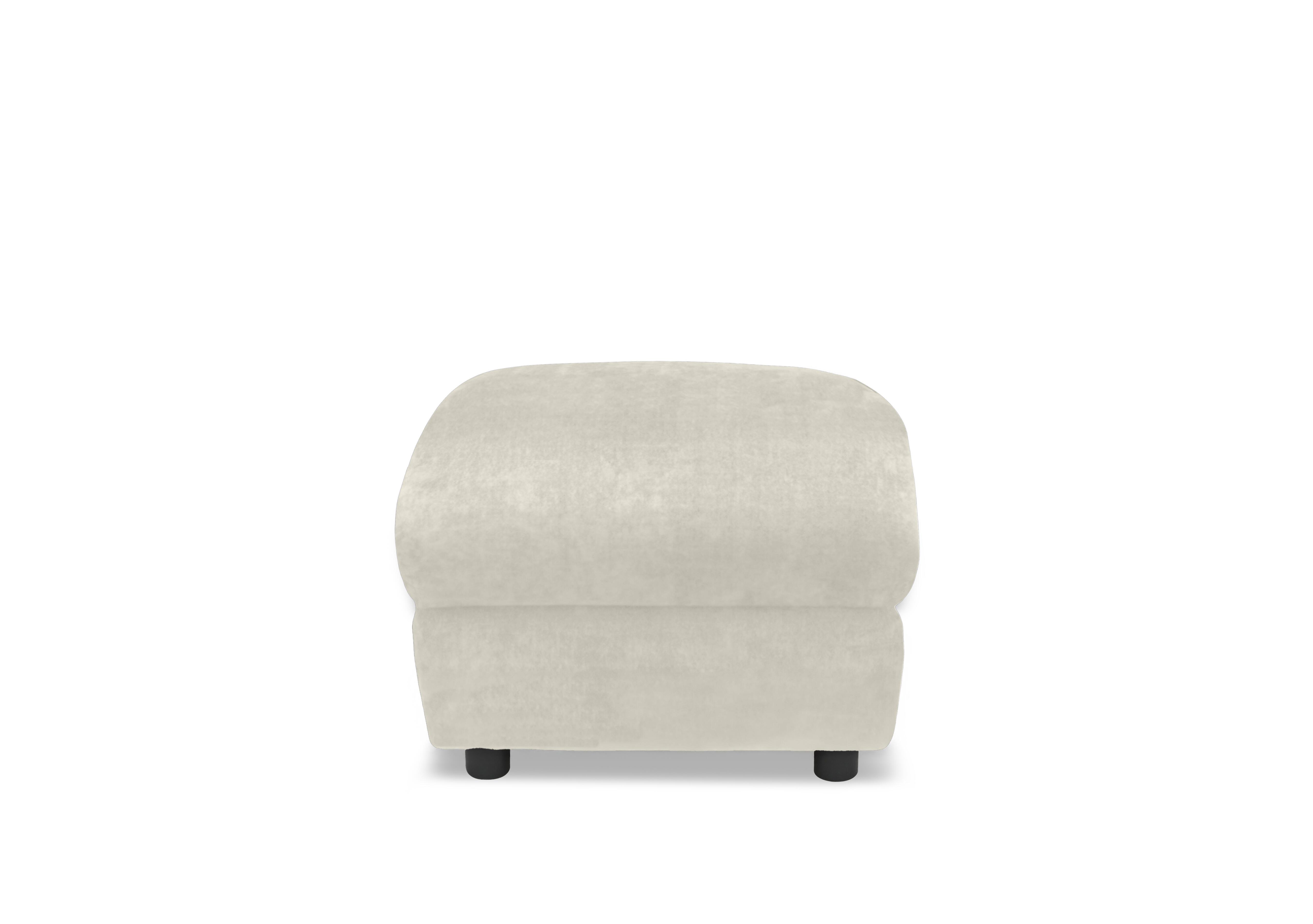 Raven Fabric Footstool in Hudson Mink 25120 on Furniture Village