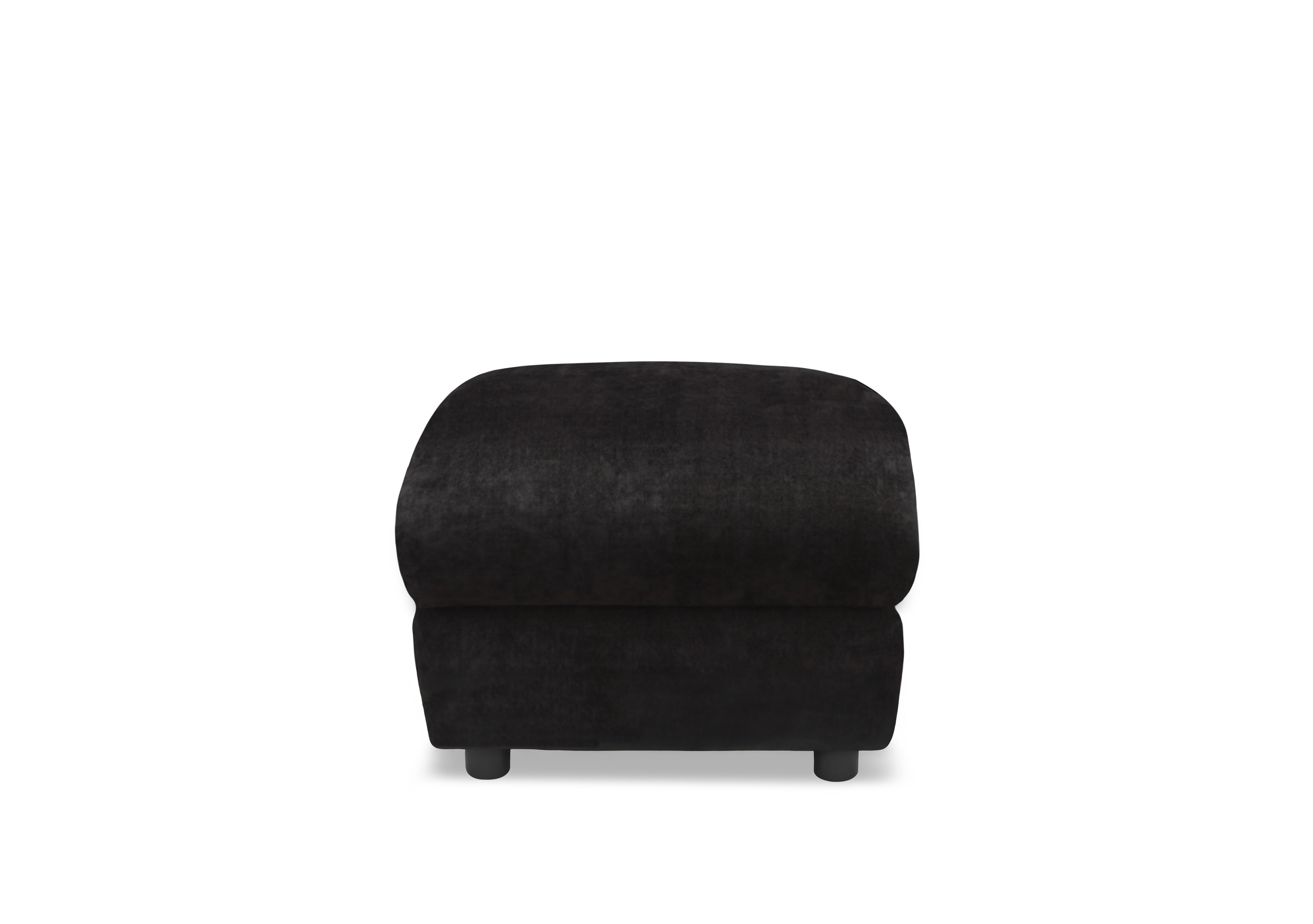 Raven Fabric Footstool in Manhattan Mushroom 58007 on Furniture Village