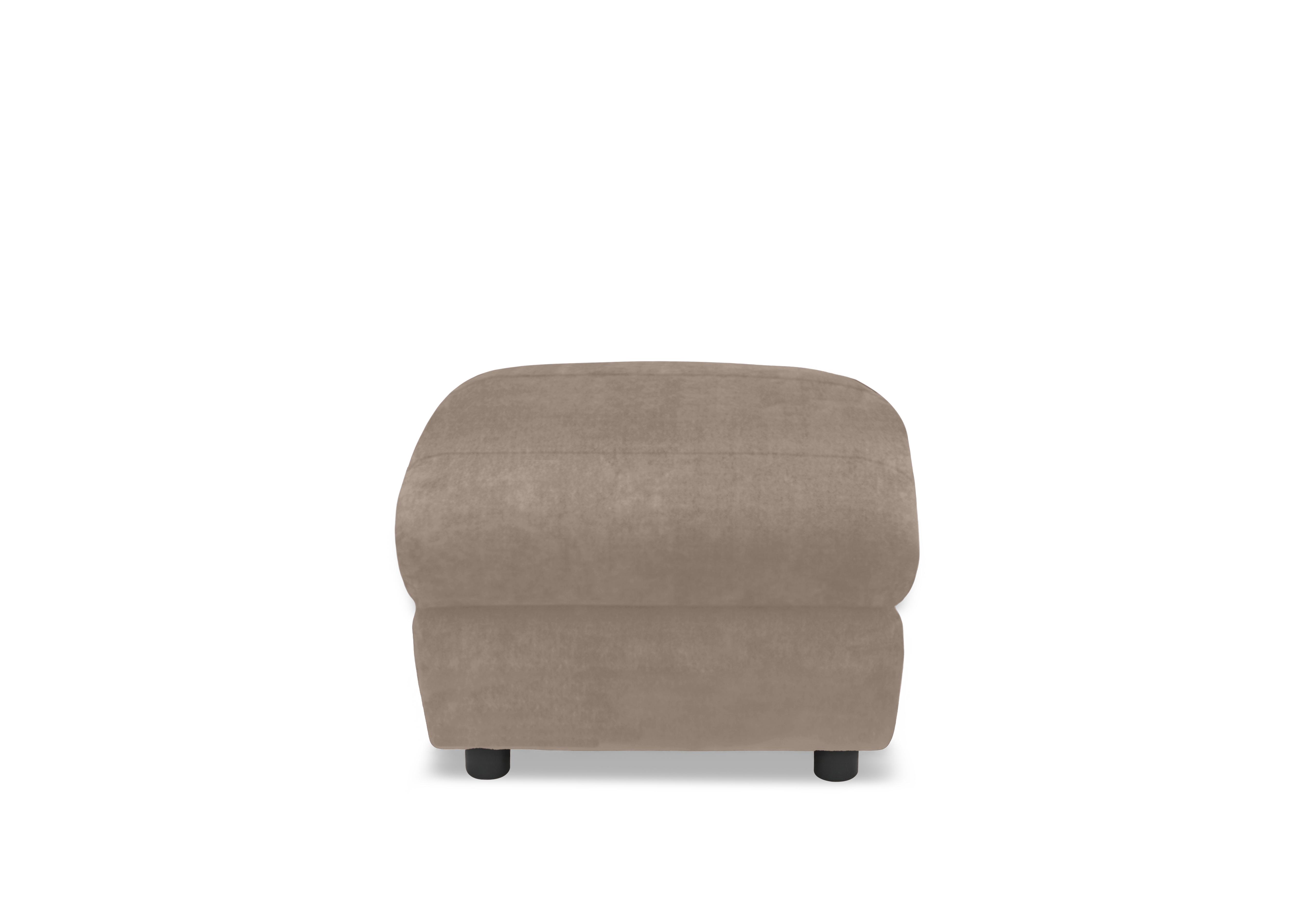 Raven Fabric Footstool in Manhattan Nutmeg 58005 on Furniture Village