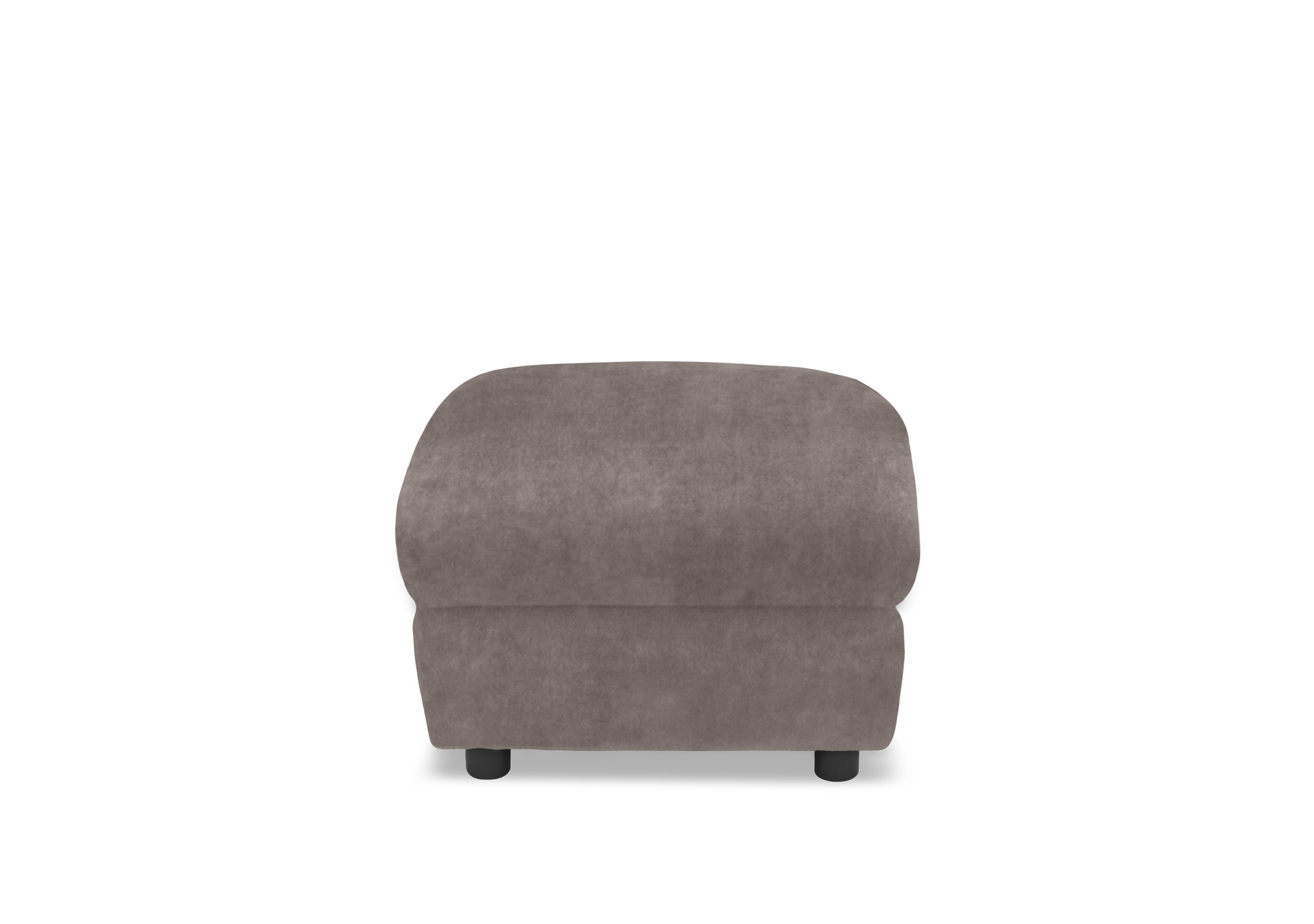 Raven Fabric Footstool in Marble Charcoal Grey 18175 on Furniture Village