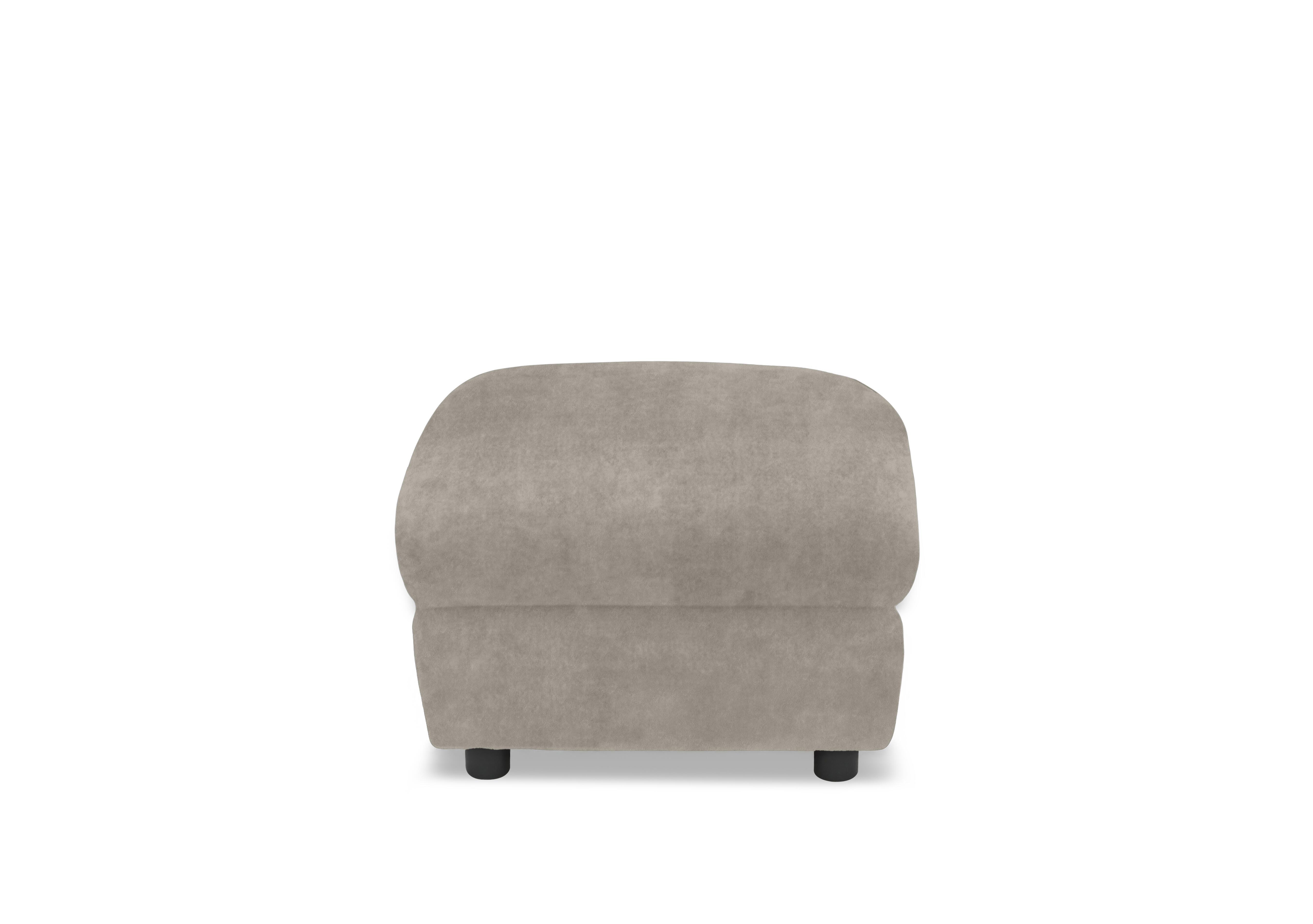 Raven Fabric Footstool in Marble Cream 18177 on Furniture Village