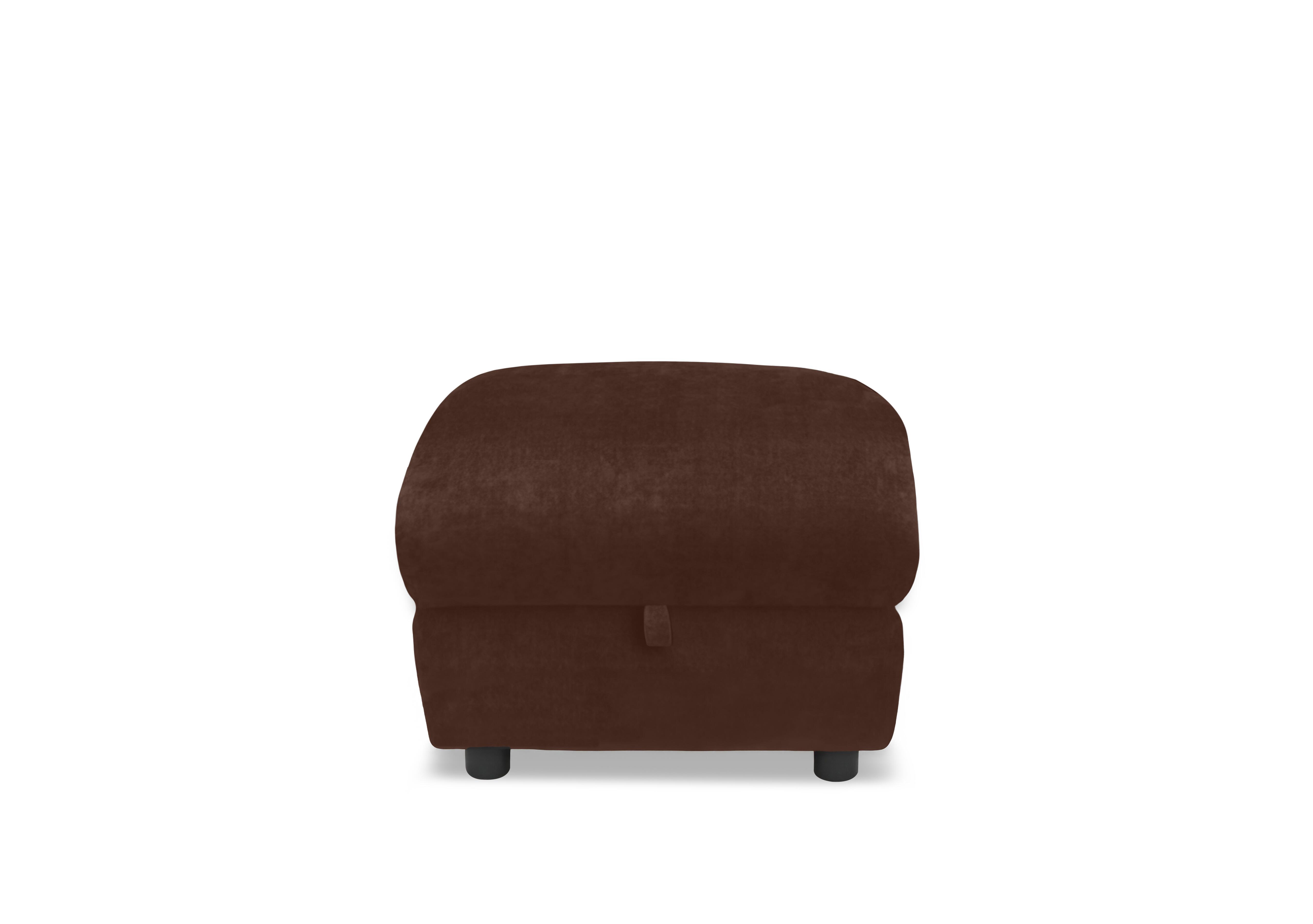 Raven Fabric Storage Footstool in Bella Rust 43232 on Furniture Village