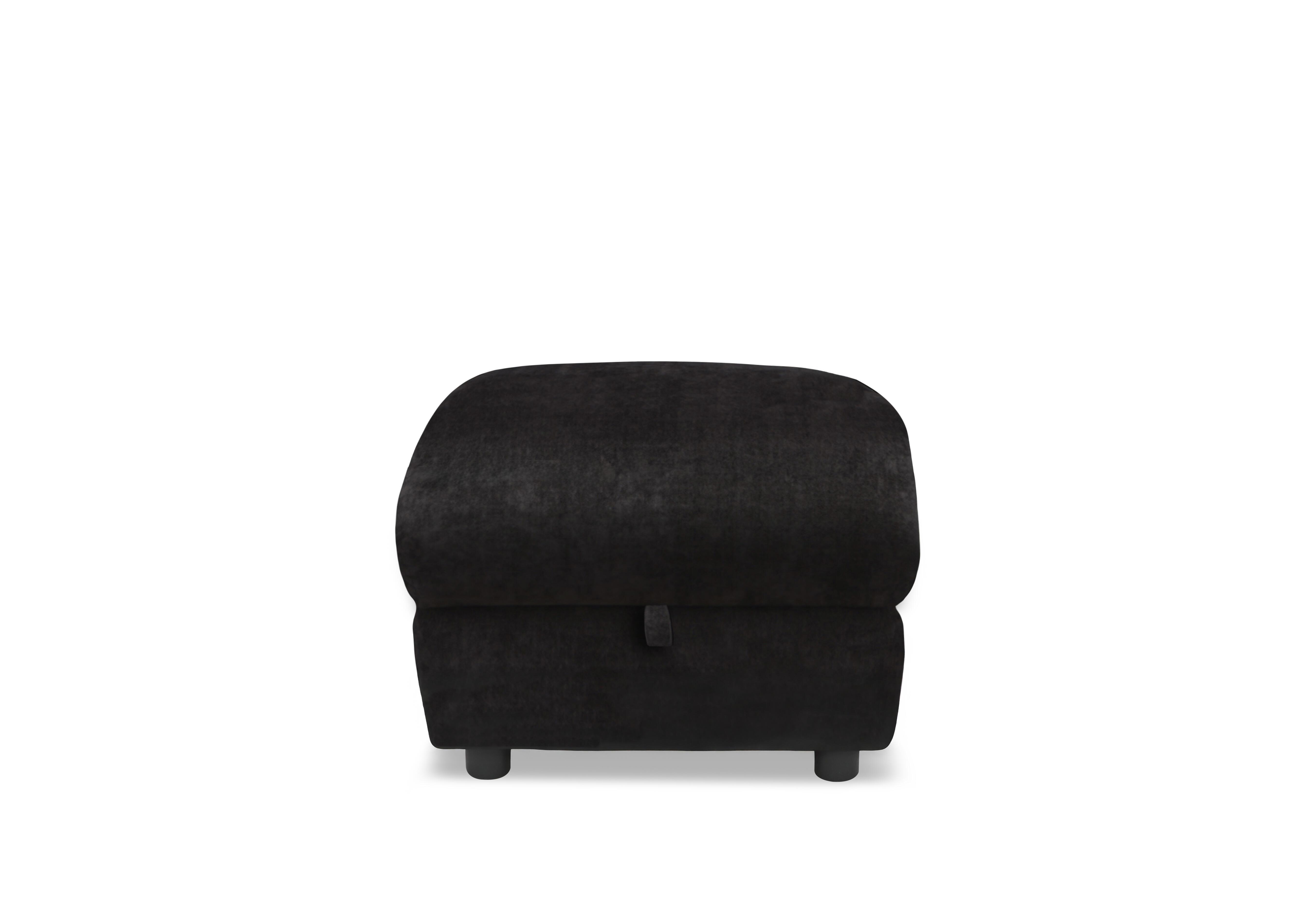 Raven Fabric Storage Footstool in Manhattan Mushroom 58007 on Furniture Village