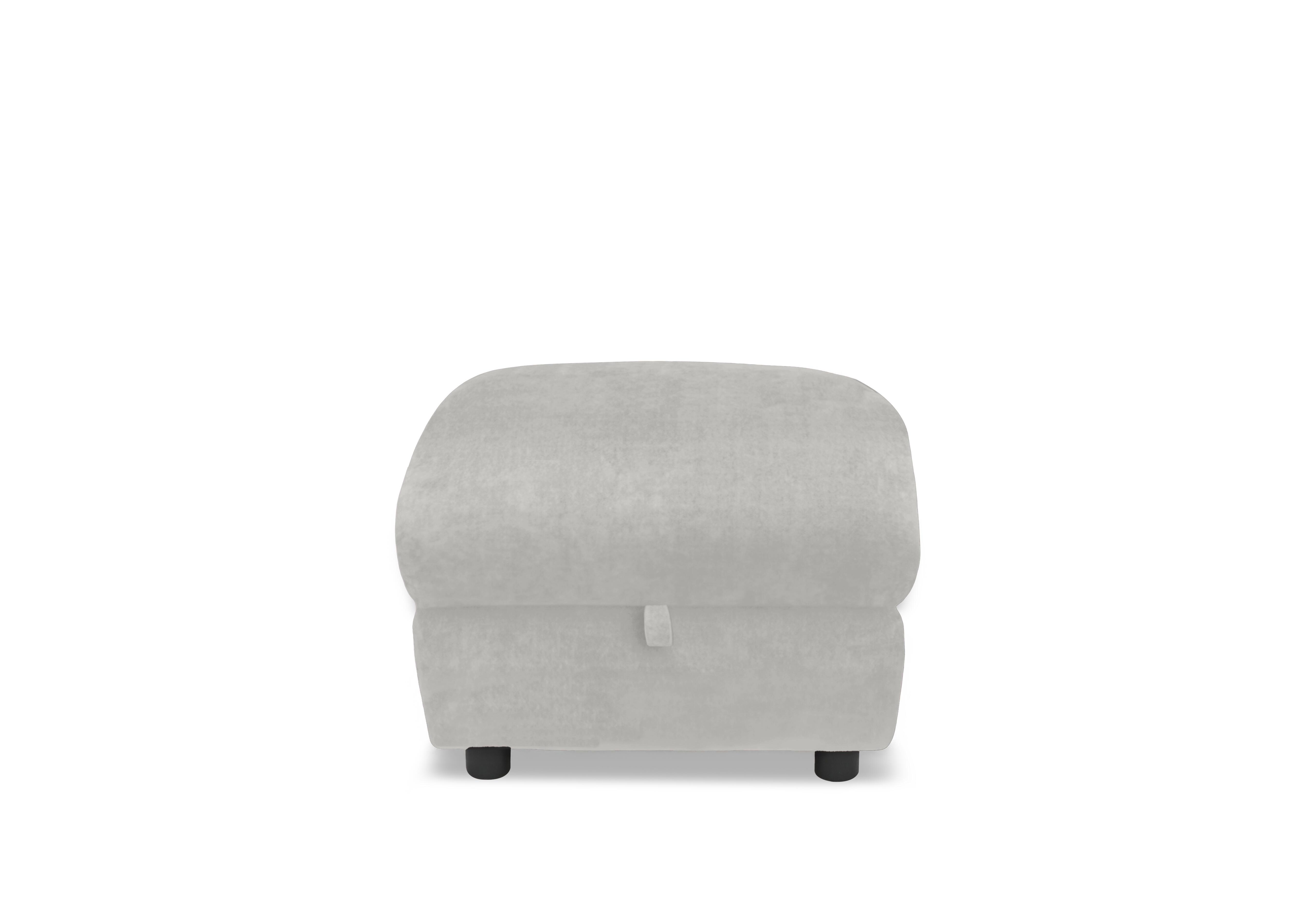 Raven Fabric Storage Footstool in Marble Stone 18176 on Furniture Village
