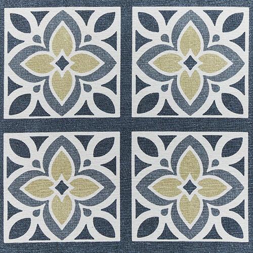 Kuristo Washable Runner in Grey-Yellow on Furniture Village