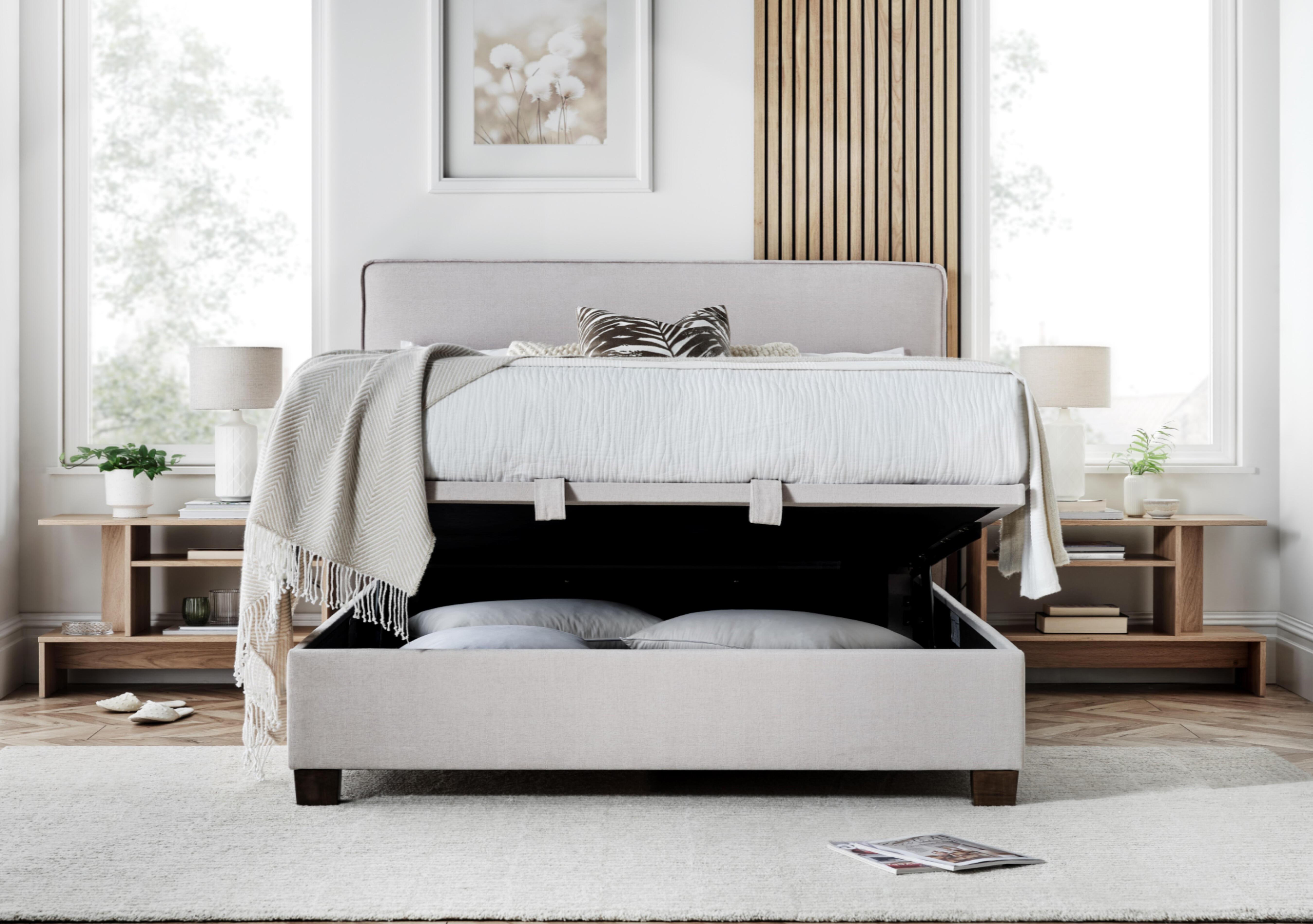 Malt End Lift Ottoman Bed Frame in  on Furniture Village