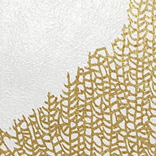 Gold Leaf 2 Framed Picture in Cream on Furniture Village