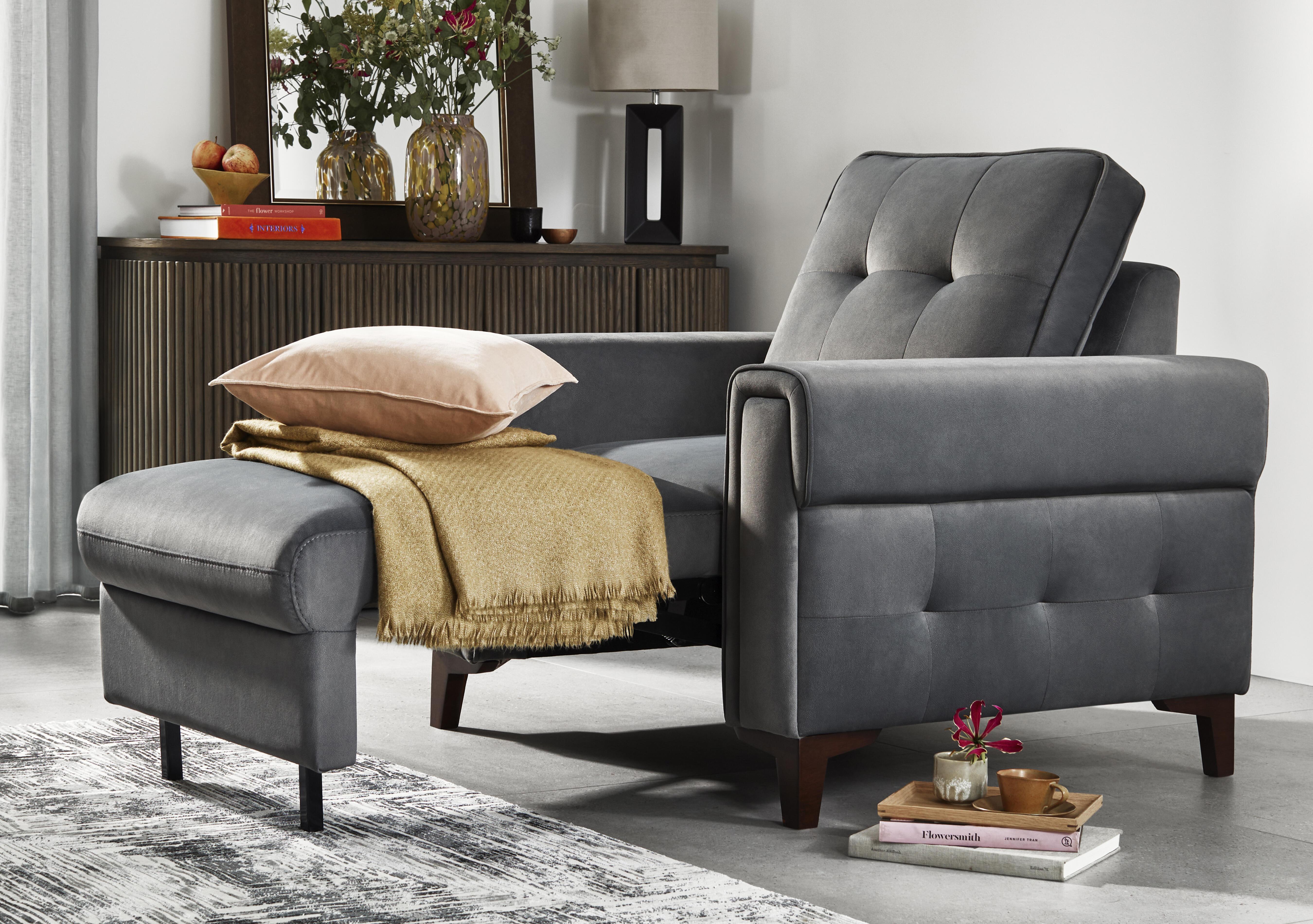 Zoom Fabric Chair Sofa Bed in  on Furniture Village
