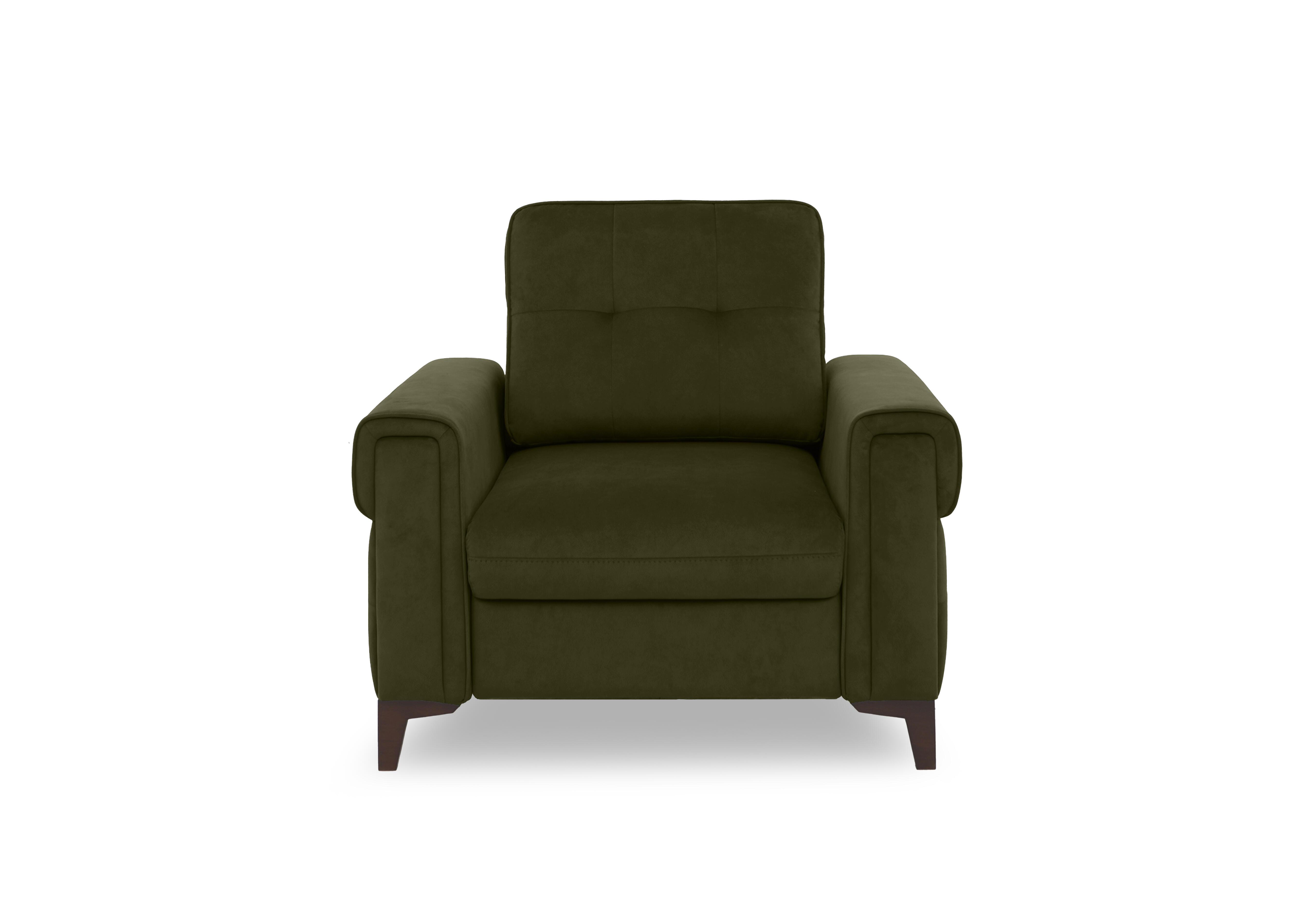Zoom Fabric Chair Sofa Bed in Bianca Olive Bc-0101 on Furniture Village