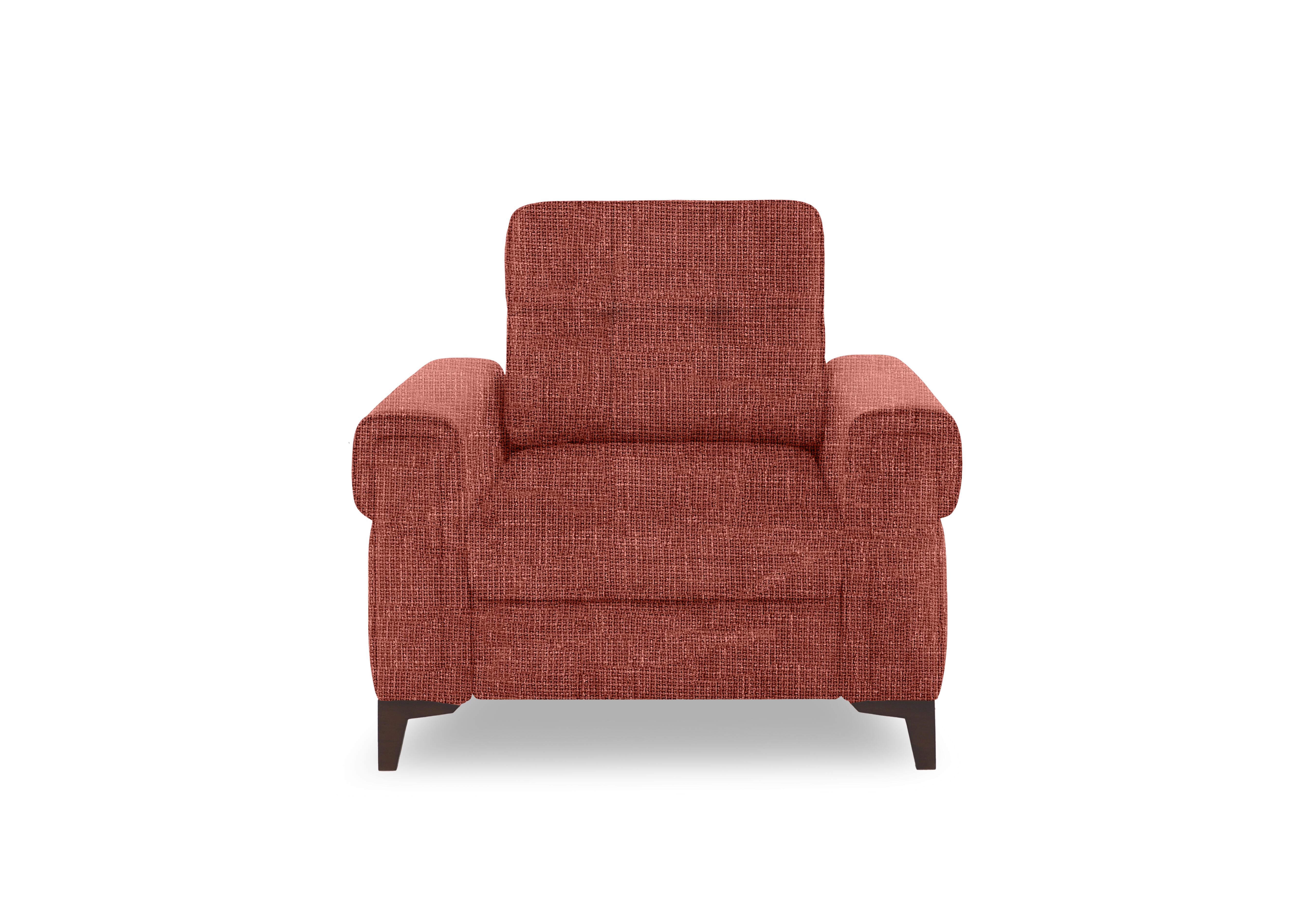 Zoom Fabric Chair Sofa Bed in Halifax Red Maple Hf-0105 on Furniture Village