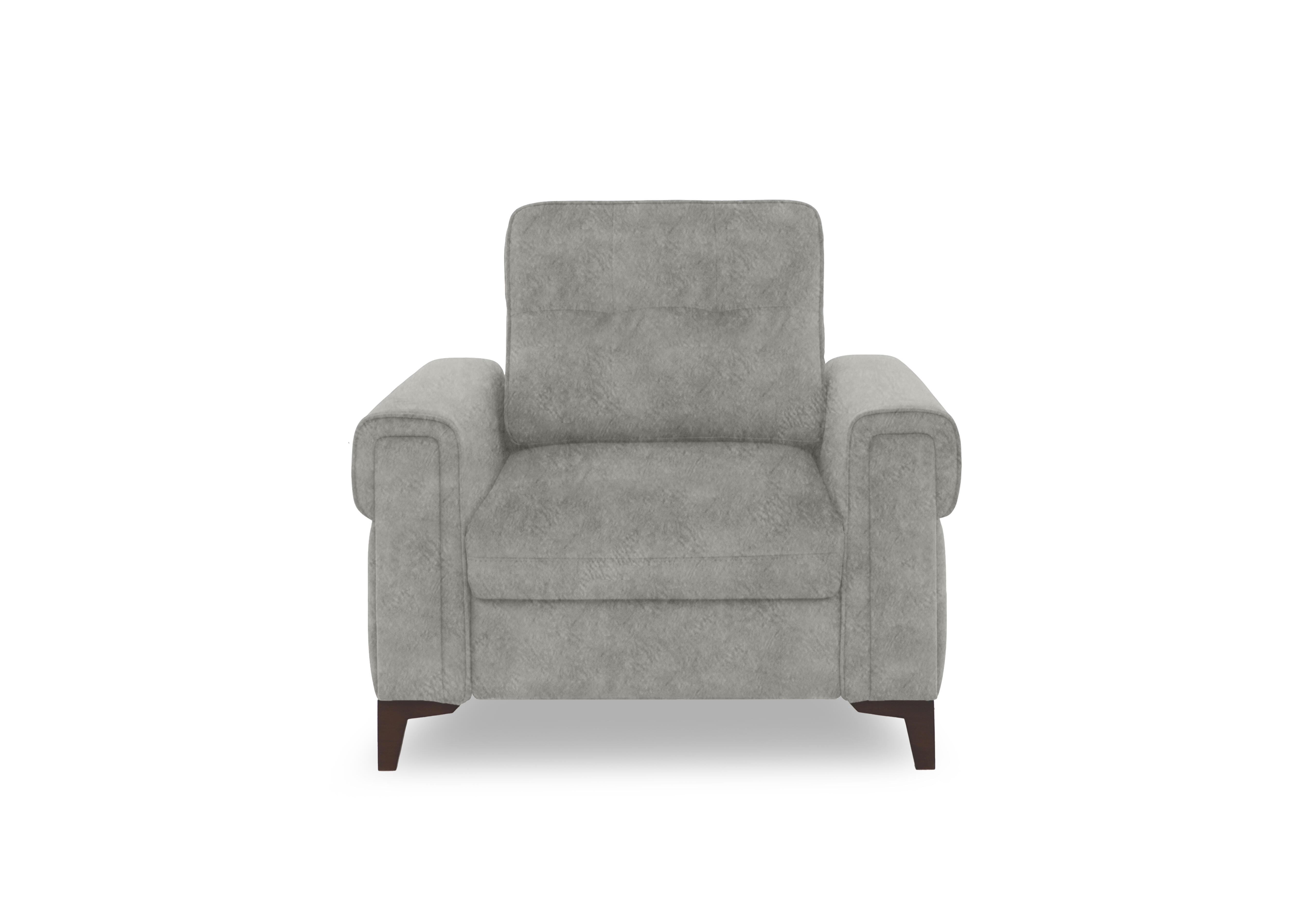 Zoom Fabric Chair Sofa Bed in Marble Light Grey Be-0102 on Furniture Village