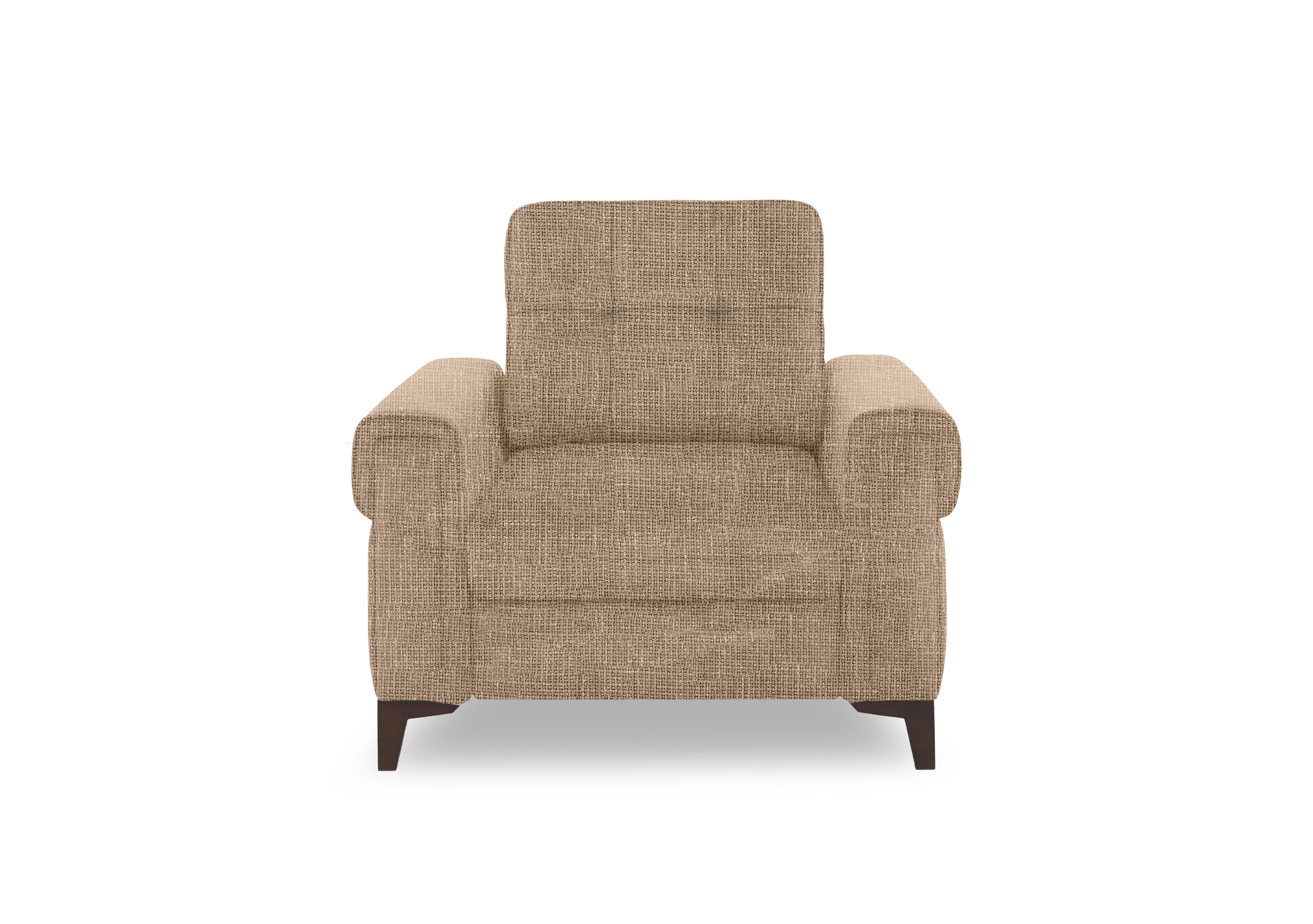 Zoom Fabric Chair Sofa Bed in Weave Cocoa We-0103 on Furniture Village