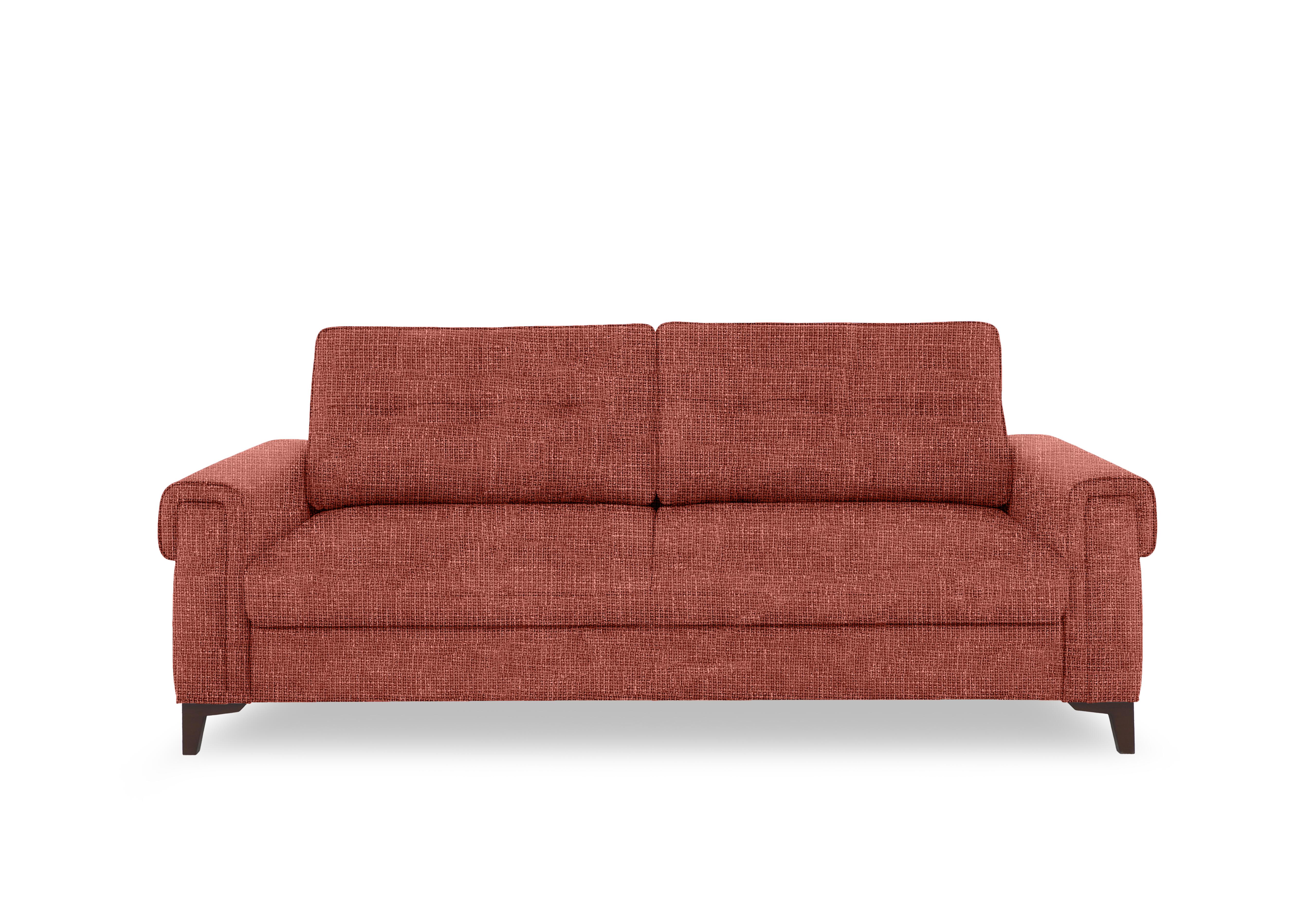 Zoom Fabric 3 Seater Sofa Bed in Halifax Red Maple Hf-0105 on Furniture Village