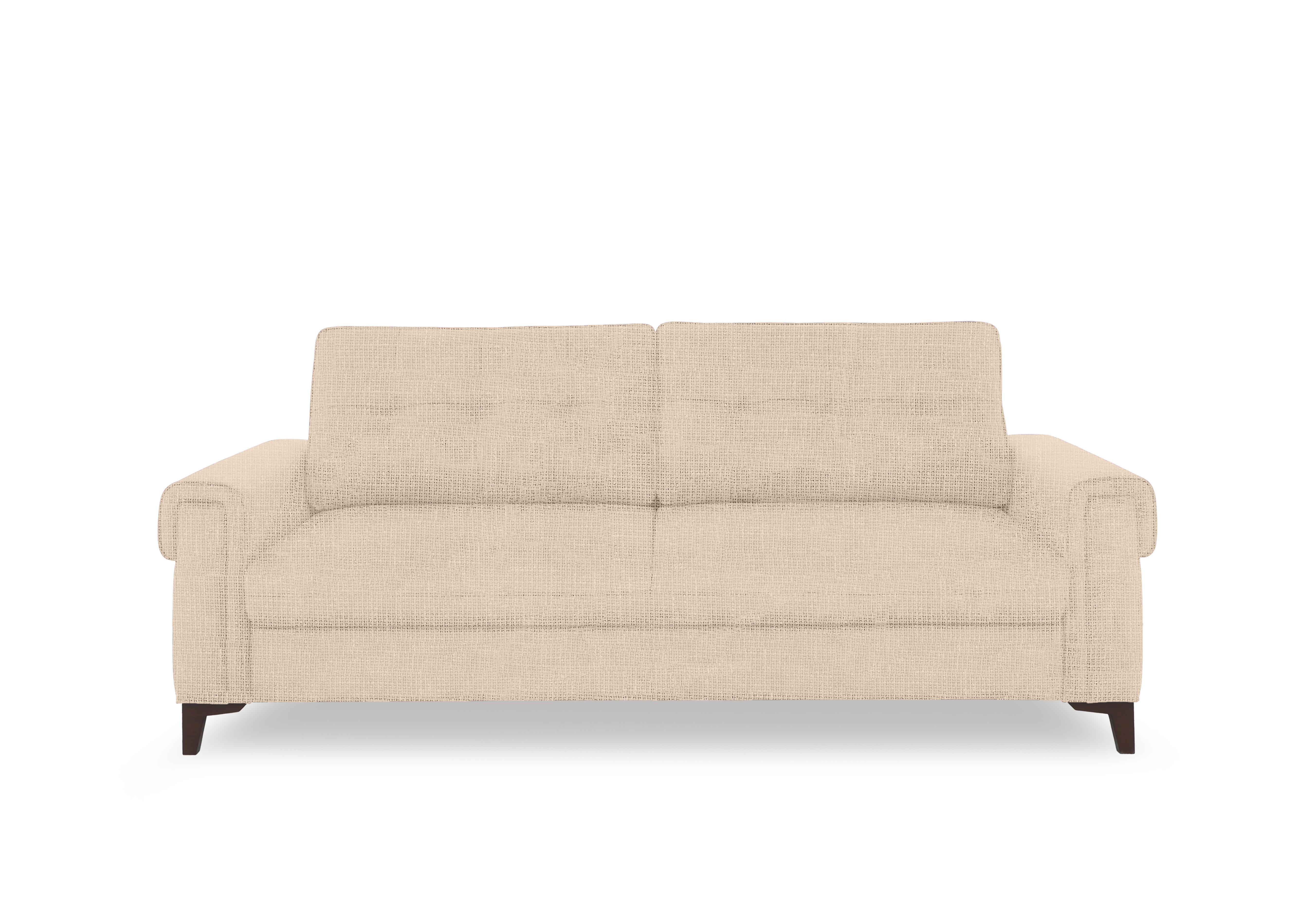 Zoom Fabric 3 Seater Sofa Bed in Weave Oatmeal We-0101 on Furniture Village